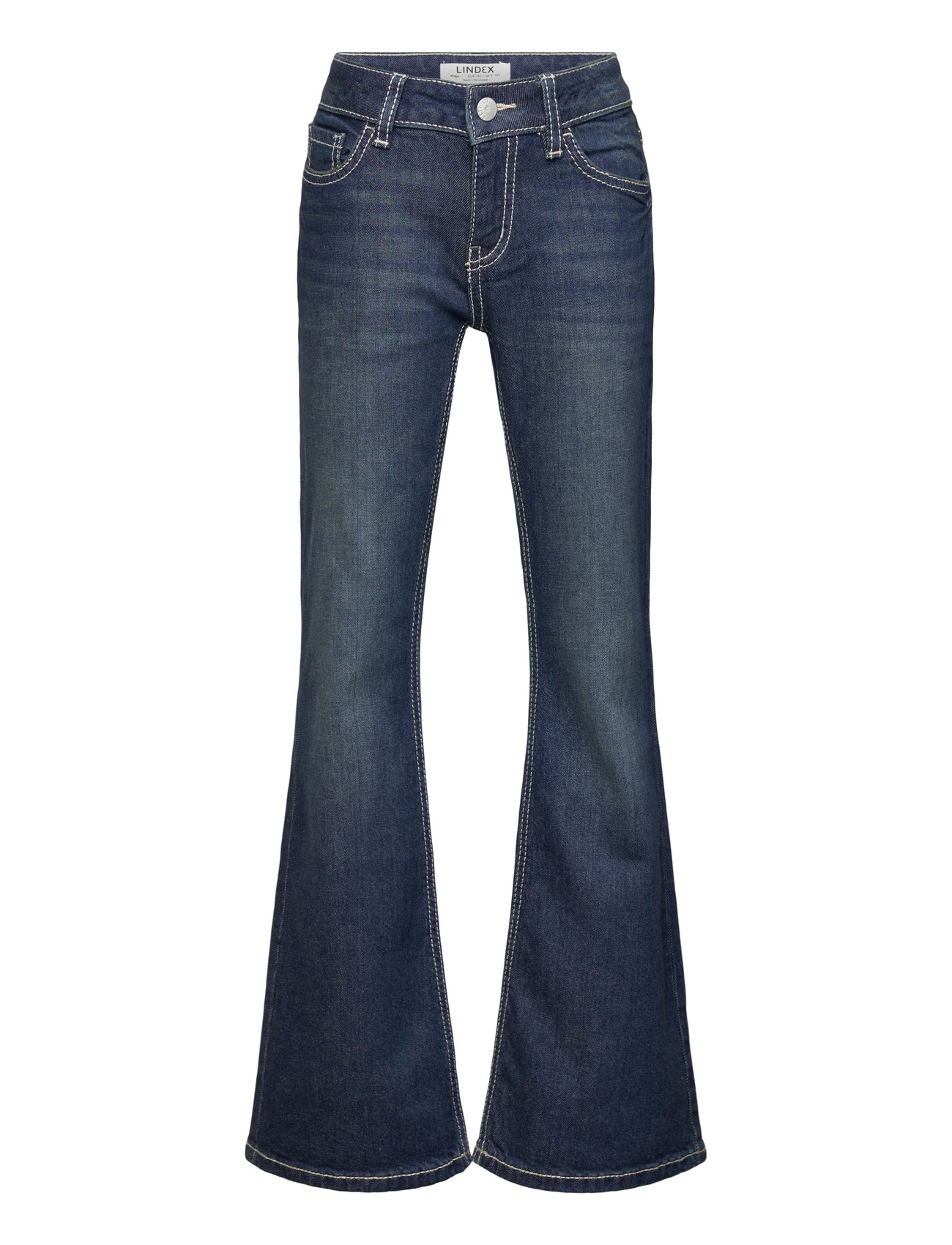 LINDEX Hosen Denim Freja Embroider Blau - 158 - Kinder