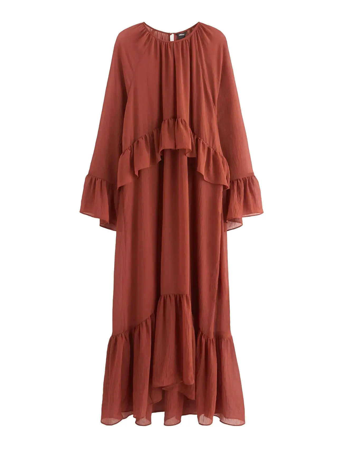 LINDEX Maxiklänning Orange - M - Damen