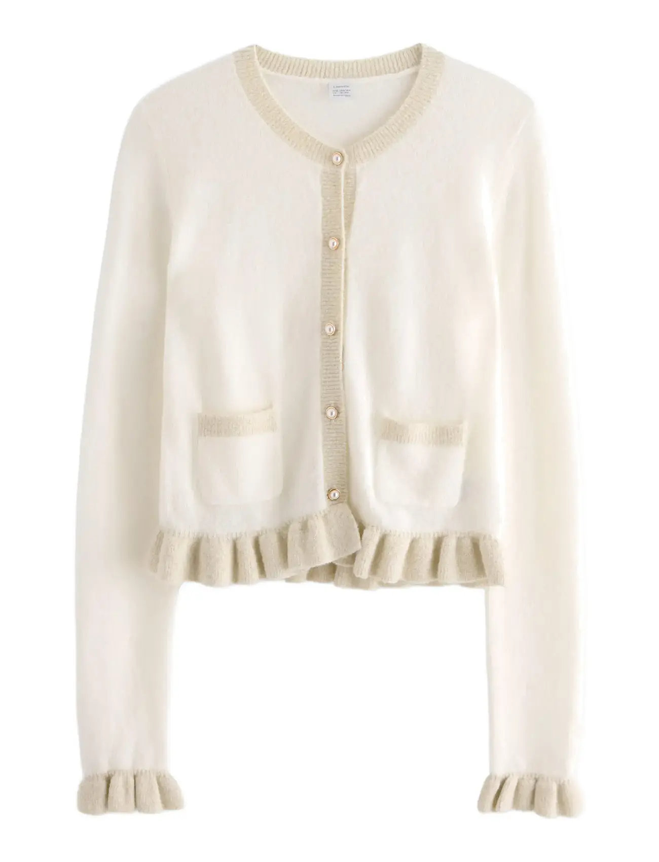 LINDEX Cardigan Cream - 170 - Kinder