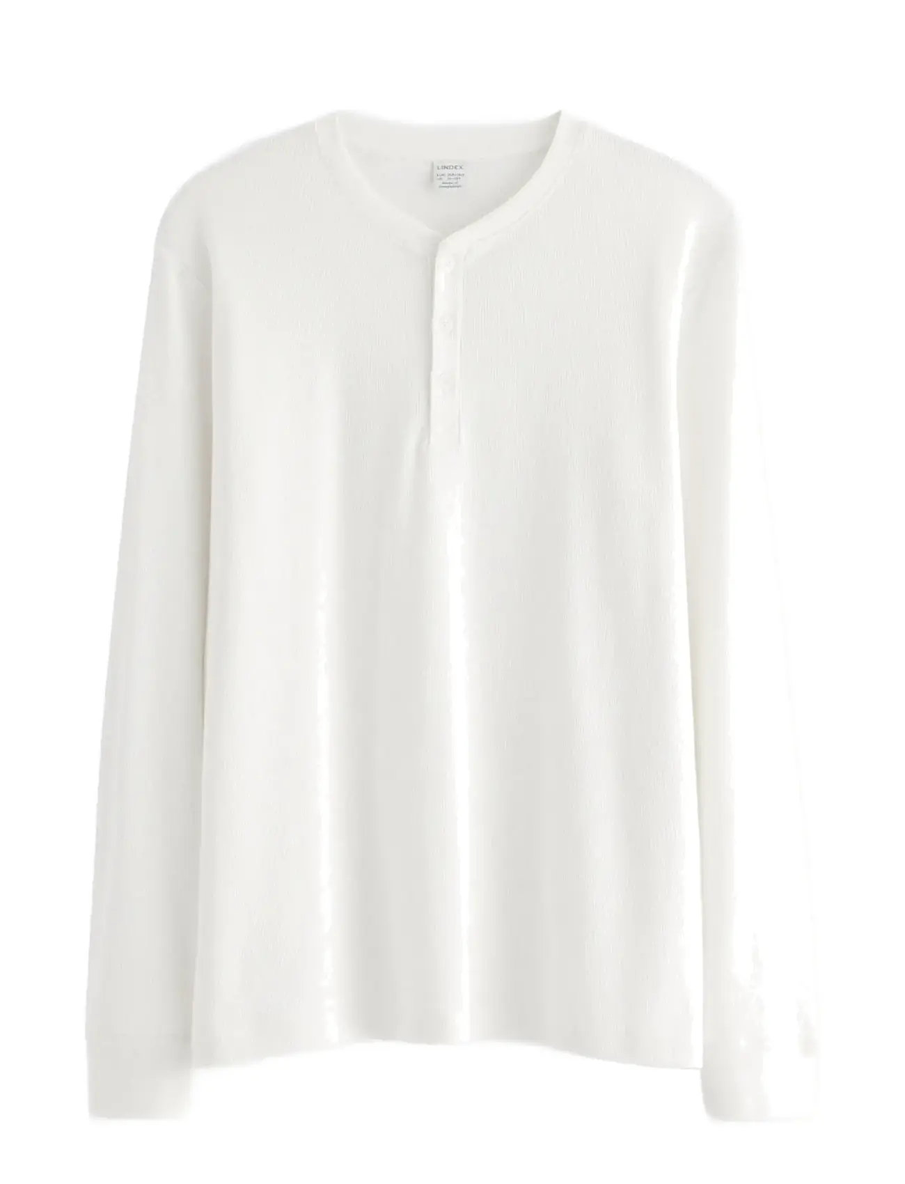 LINDEX Oberteil Ls Henley Weiß - 146/152 - Kinder