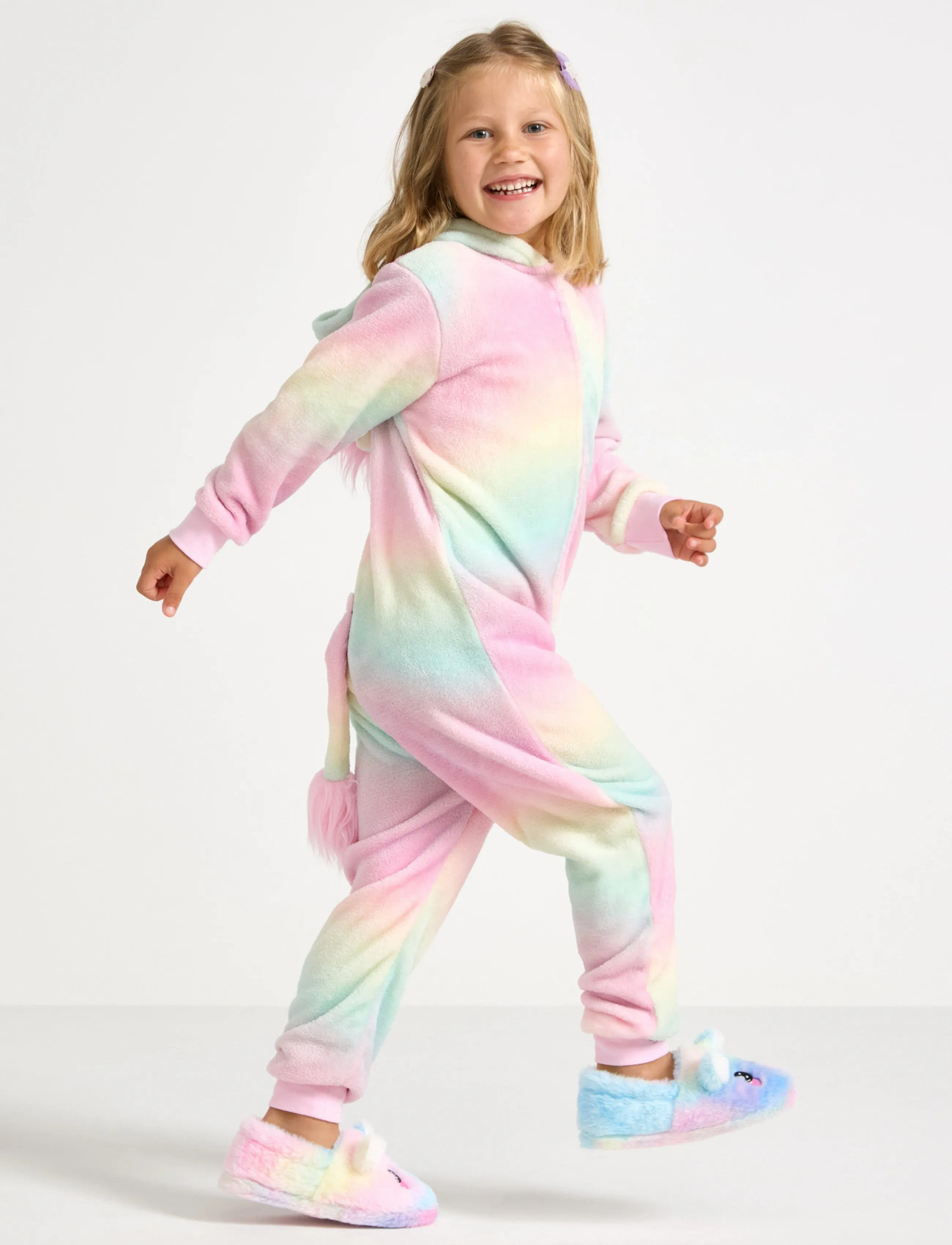 Lindex Pajama Onesies Animal Small, 92, Multi/patterned, Pyjamas > Pyjamas Onesie, Børn