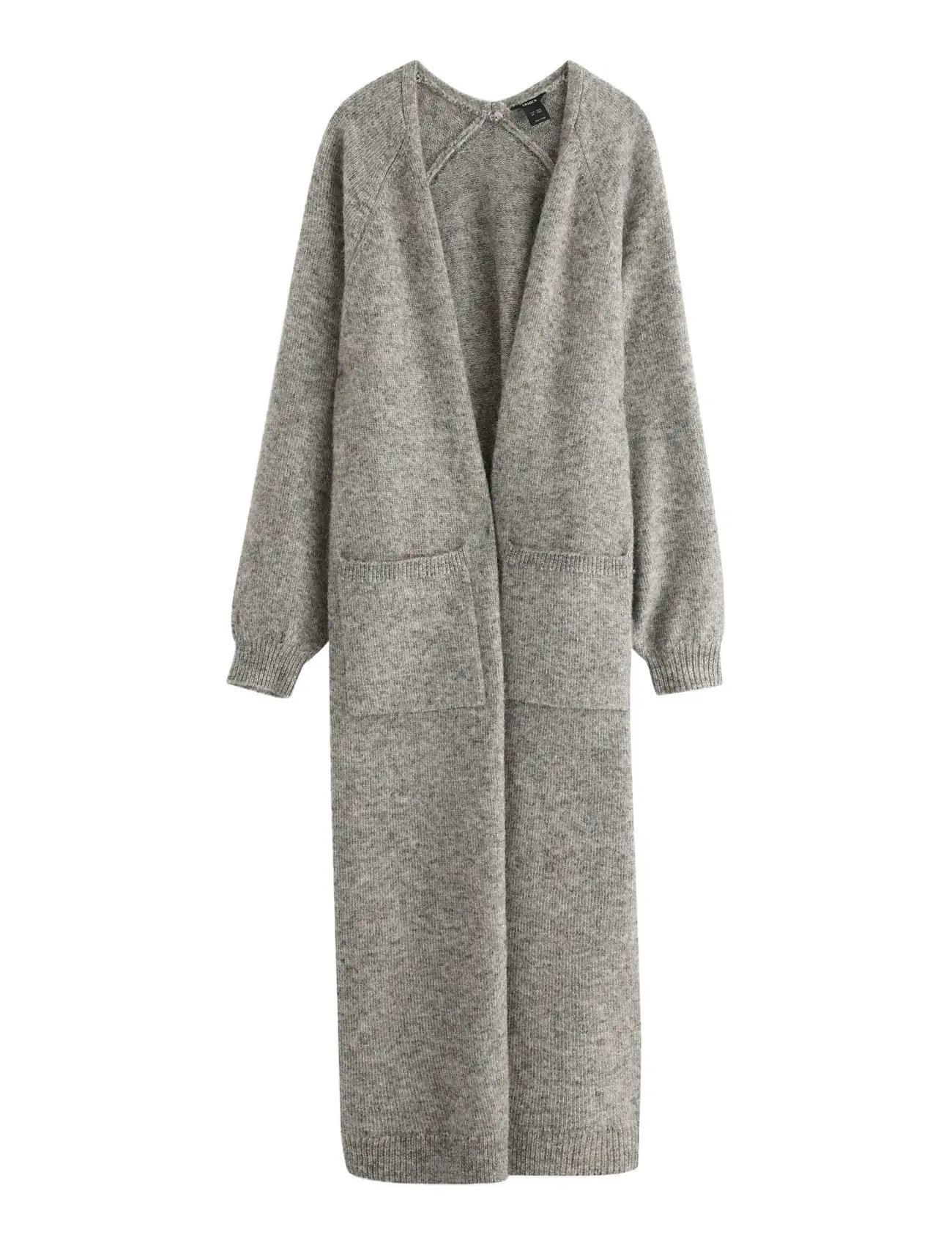 LINDEX Strick Long Cardigan Grau - XS/S - Damen