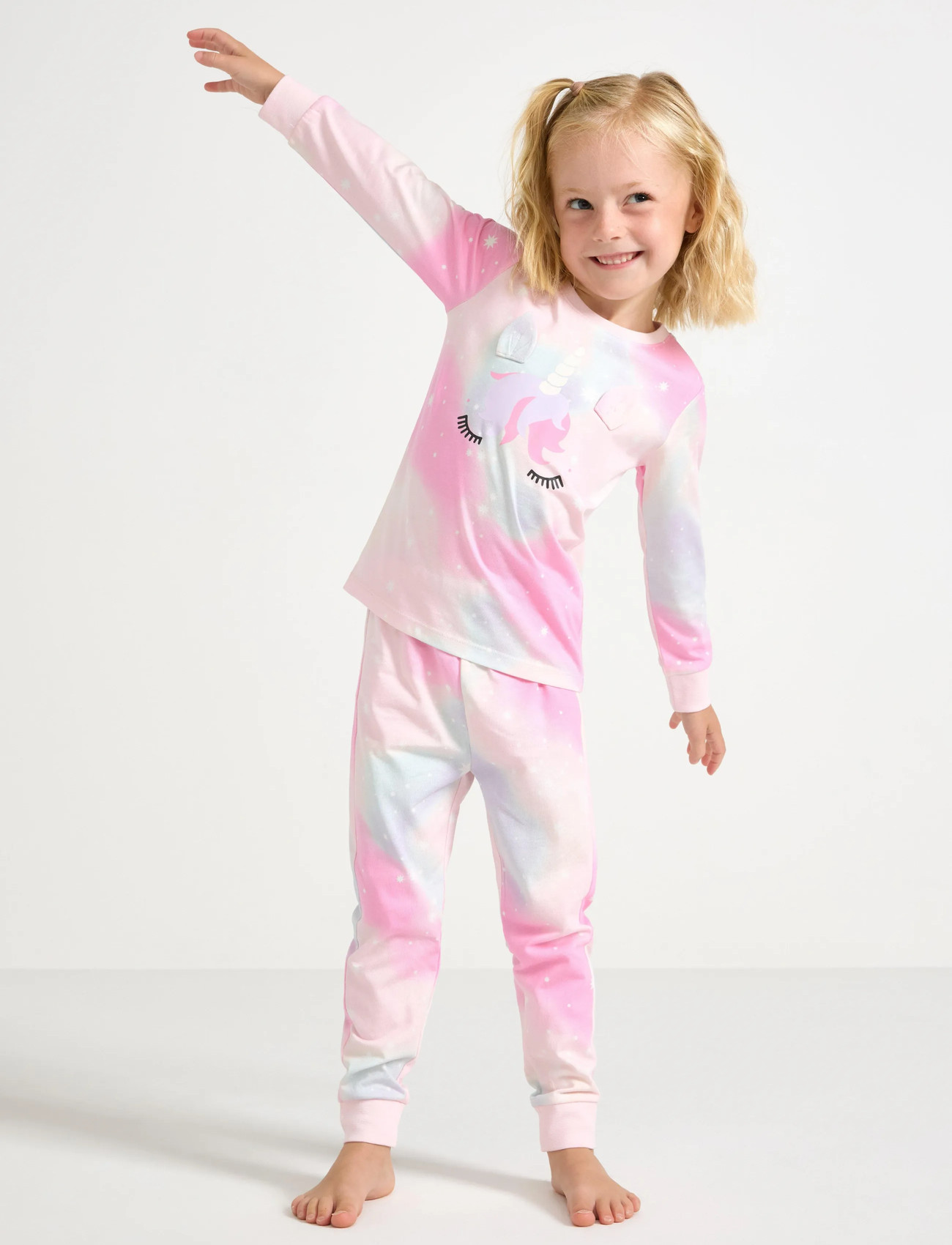 Lindex Pyjama Set, 92, Pink, Pyjamas > Pyjamas-Sæt, Børn