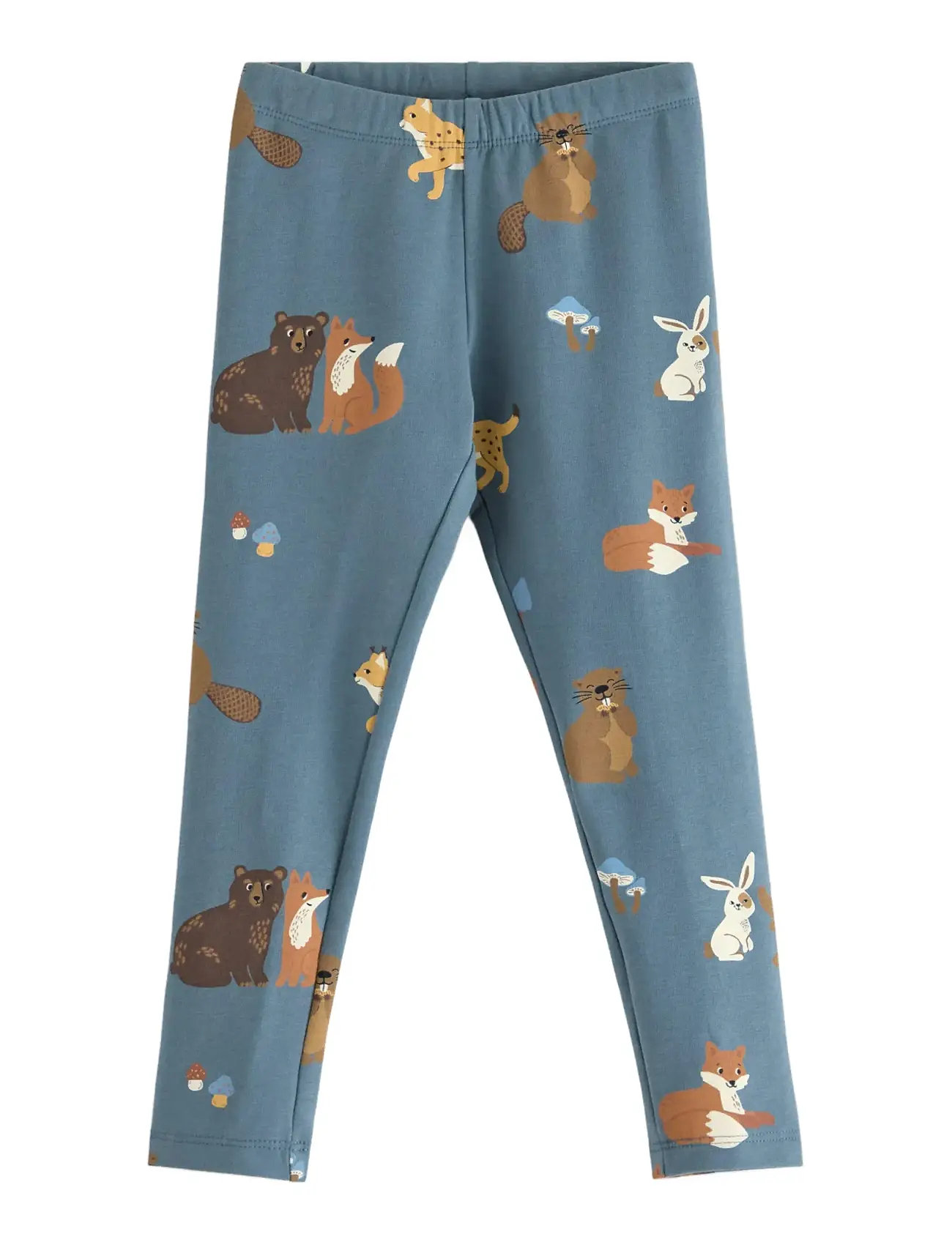 LINDEX Leggings With Brushed Inside Blau - 116 - Kinder