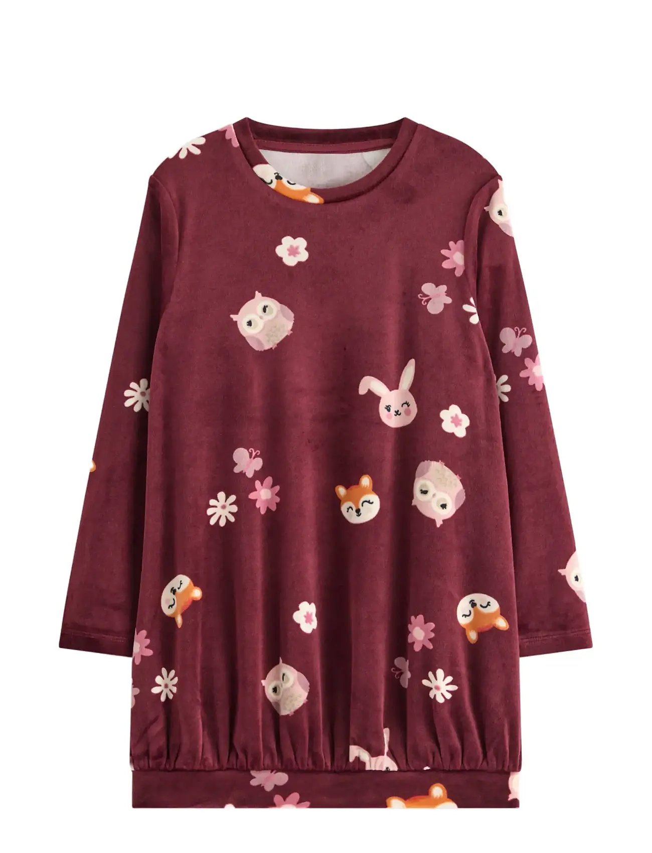 LINDEX Tunika I Velur Rot - 104 - Kinder