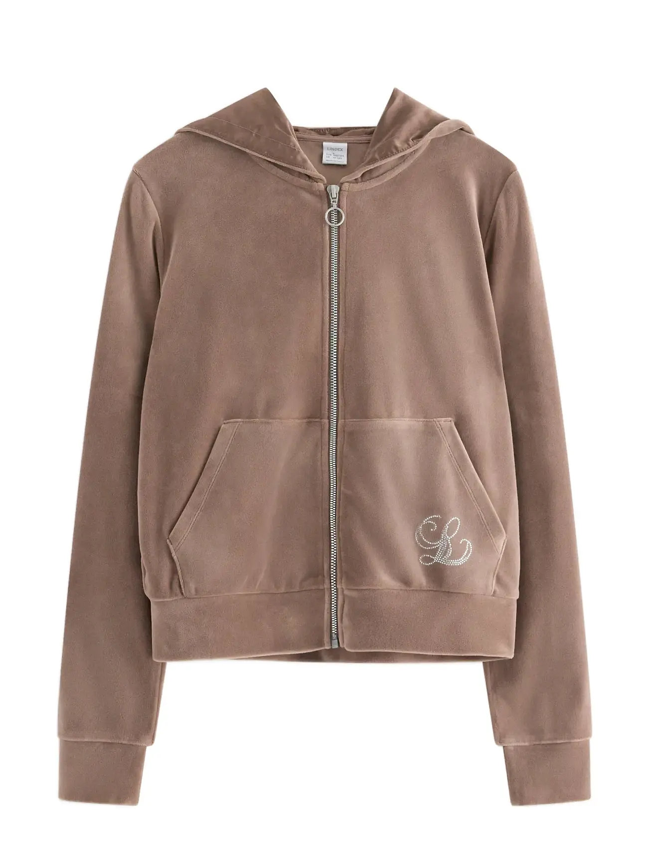 LINDEX Hettegenser I Velur Beige - 128 - Kinder