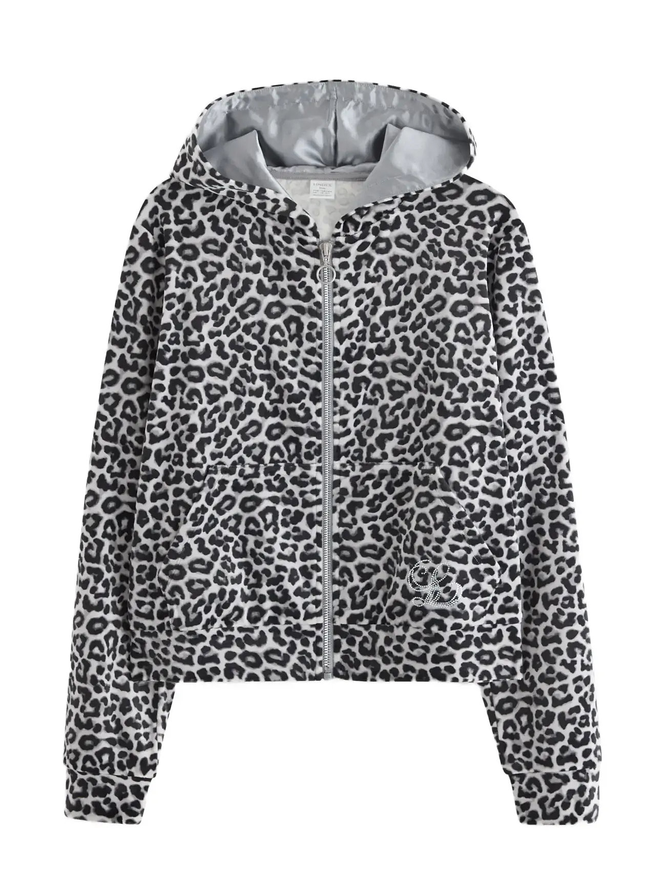 LINDEX Hettegenser I Velur Grau - 128 - Kinder