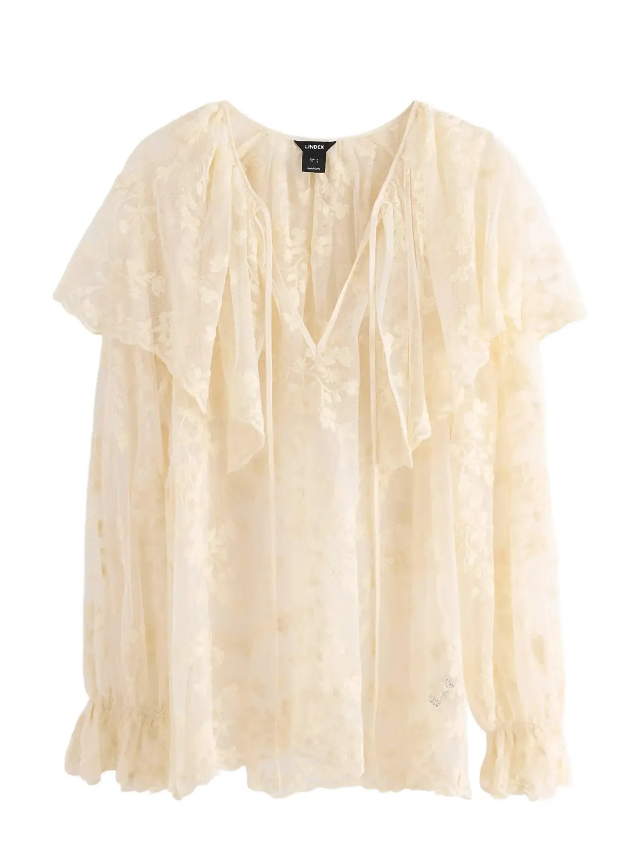 LINDEX Bluse I Blonde Cream - XS - Damen