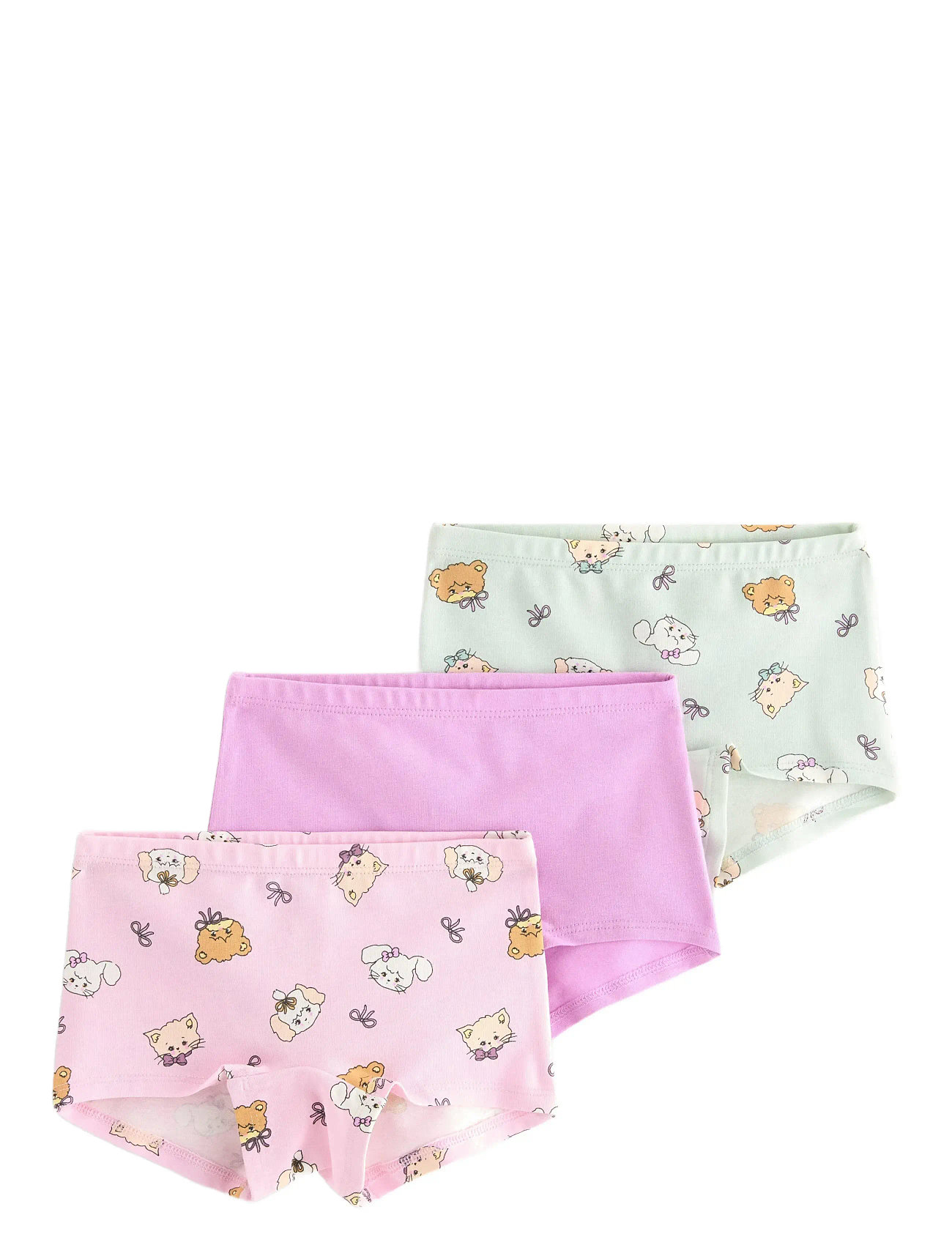LINDEX Boxer 3 Pack Cat With Bow Patterned - 86/92 - Kinder