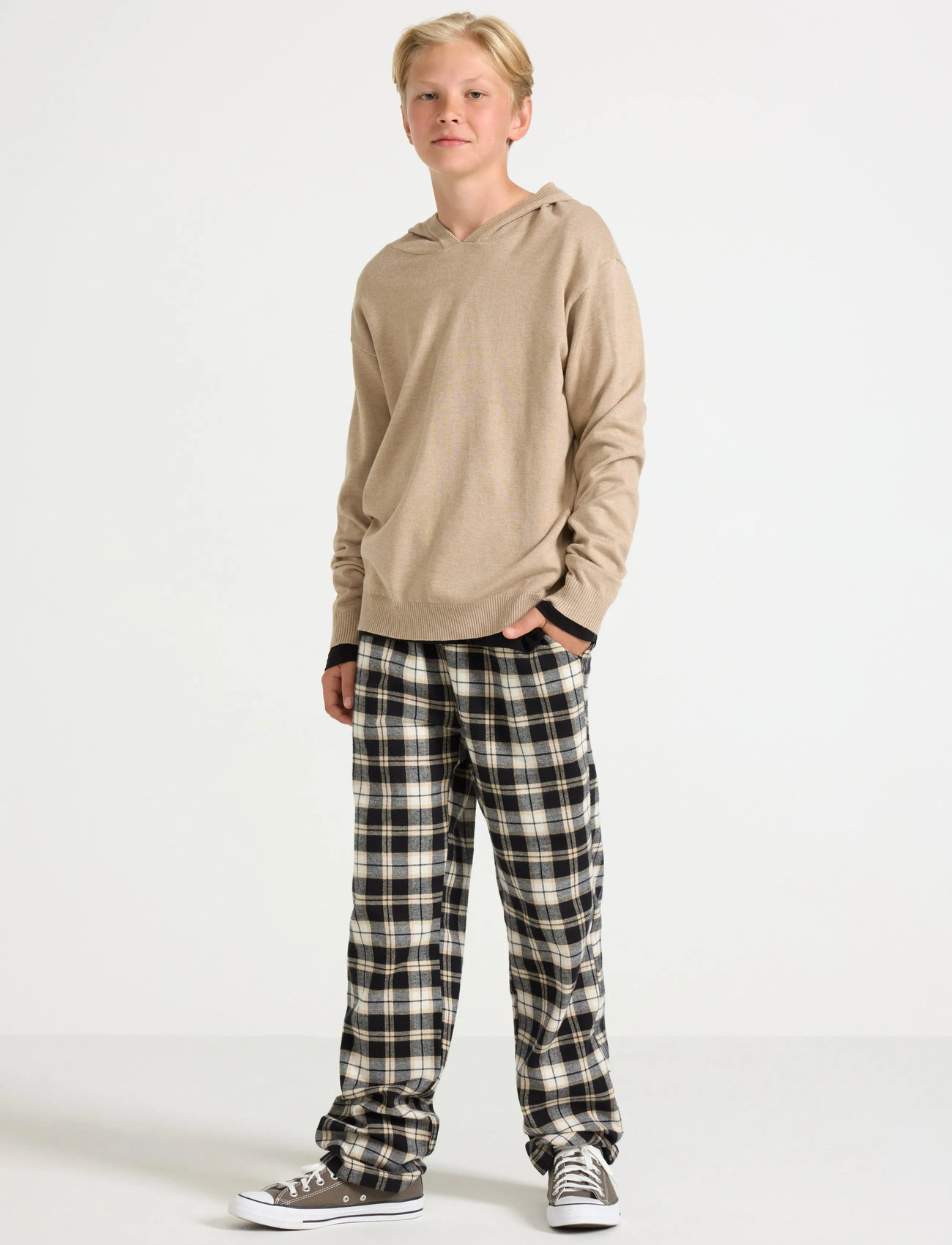 Lindex Trousers Pyjama Flannel, 170, Multi/patterned, Pyjamas > Pyjamasbukser, Børn