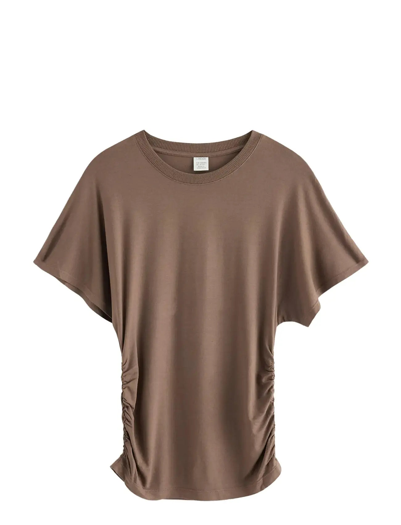 LINDEX Oberteil Wide Sleeve Tee Braun - 128 - Herren