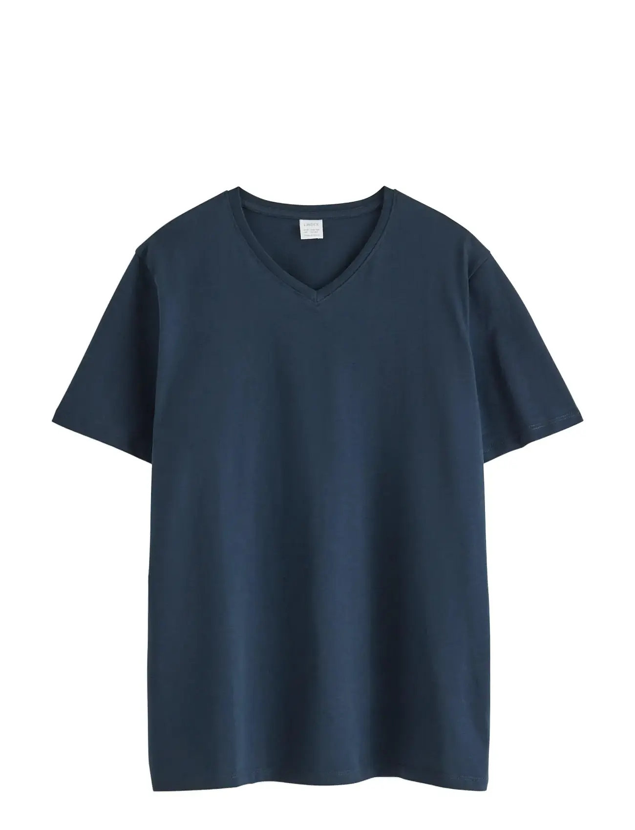 LINDEX T Shirt V Neck Navy - 128 - Kinder