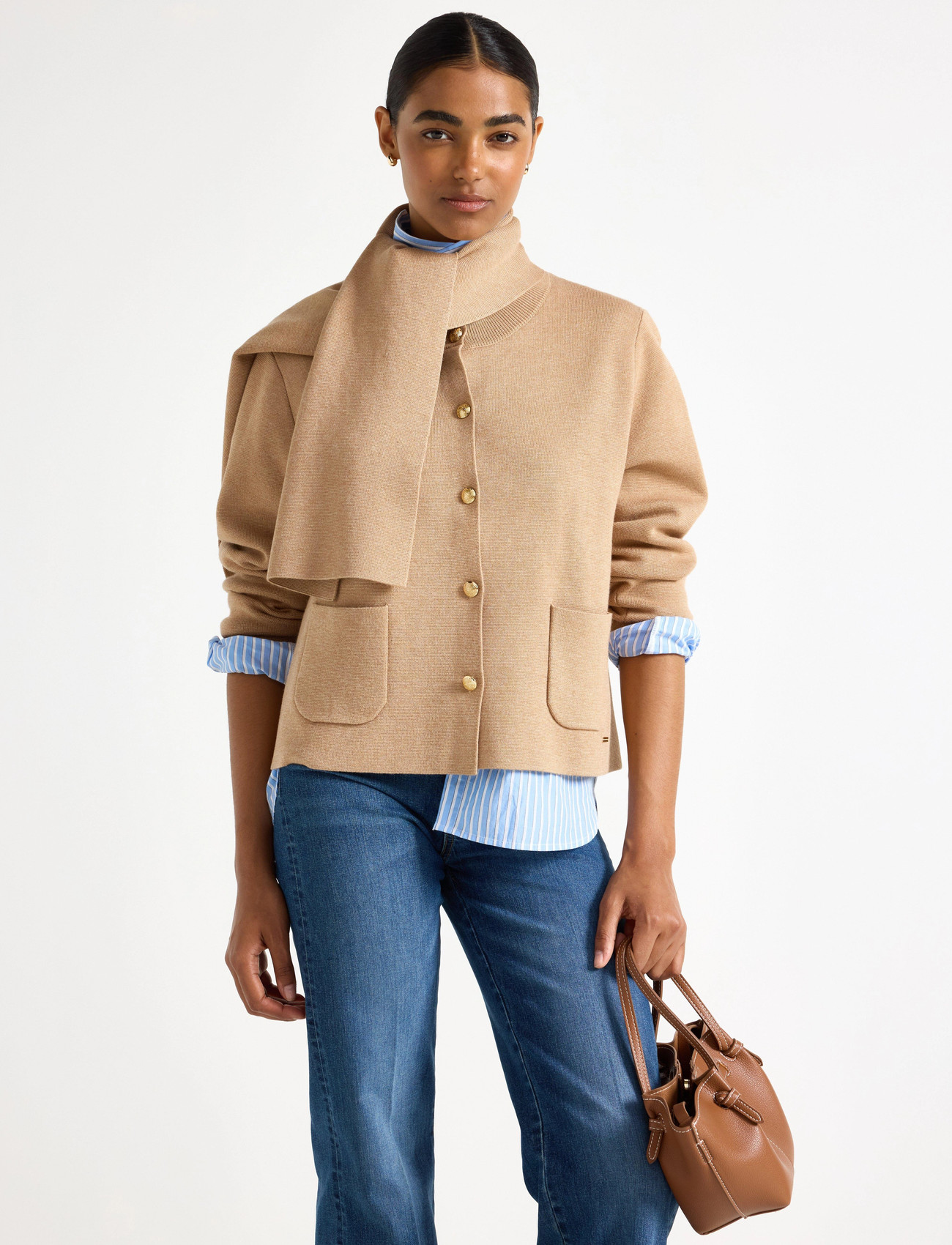Lindex Jacket Carly, M, Beige, Jakker > Let Sommerjakke, Dame