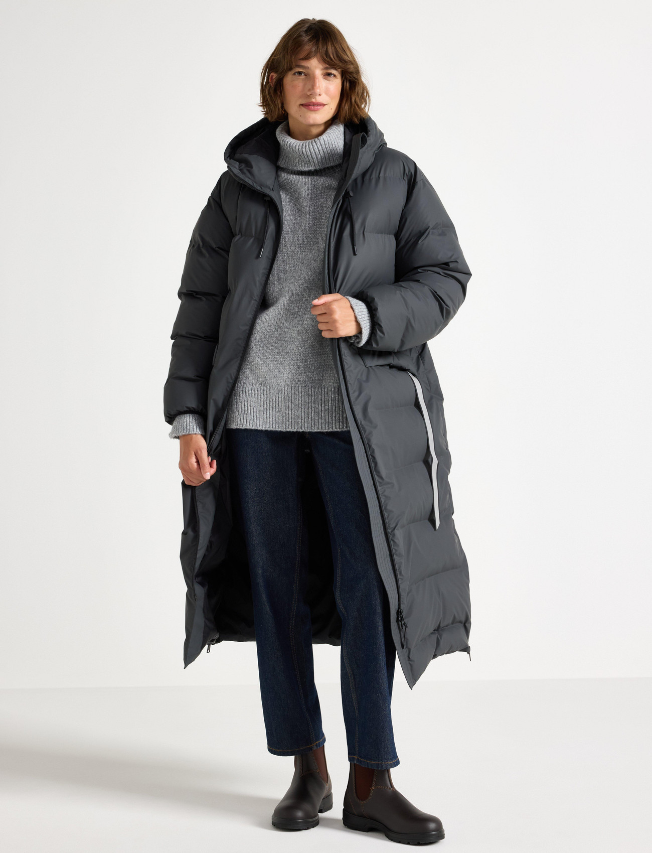 Lindex Jacket Ellie, XL, Grey, Frakker > Vatterede Frakker, Dame