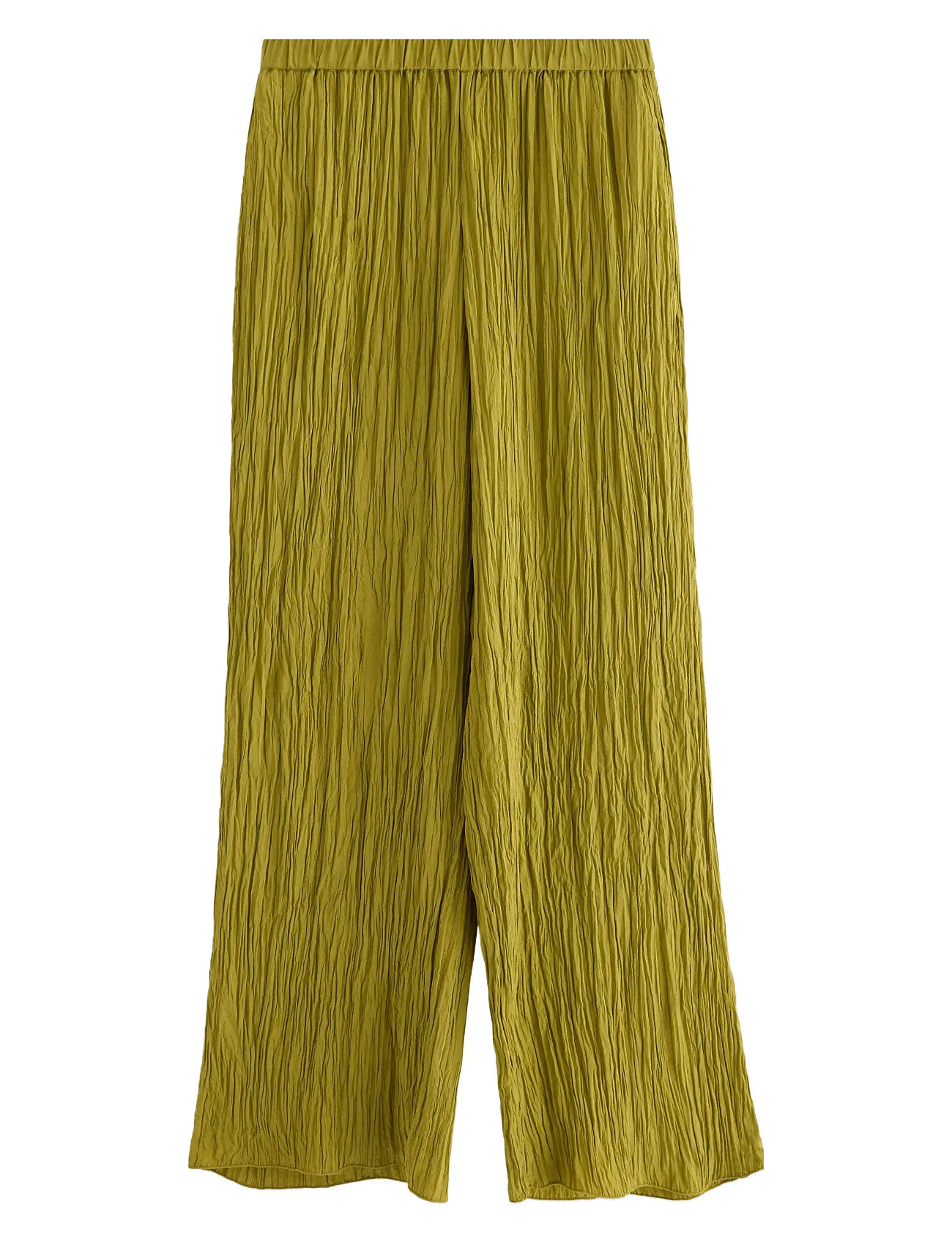 LINDEX Hose Verona Crinkle Grün - S - Damen