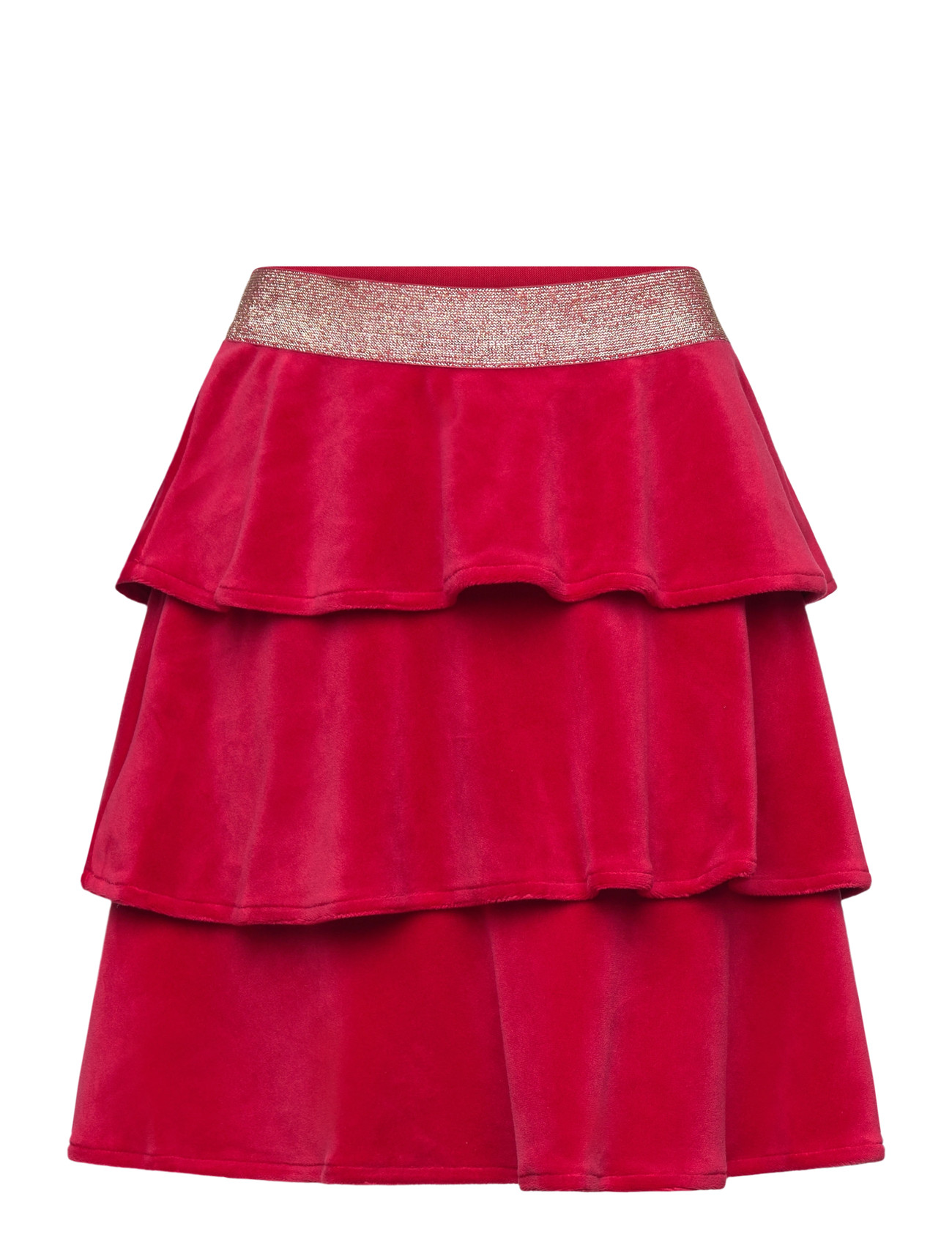 LINDEX Rock Velour Rot - 170 - Kinder