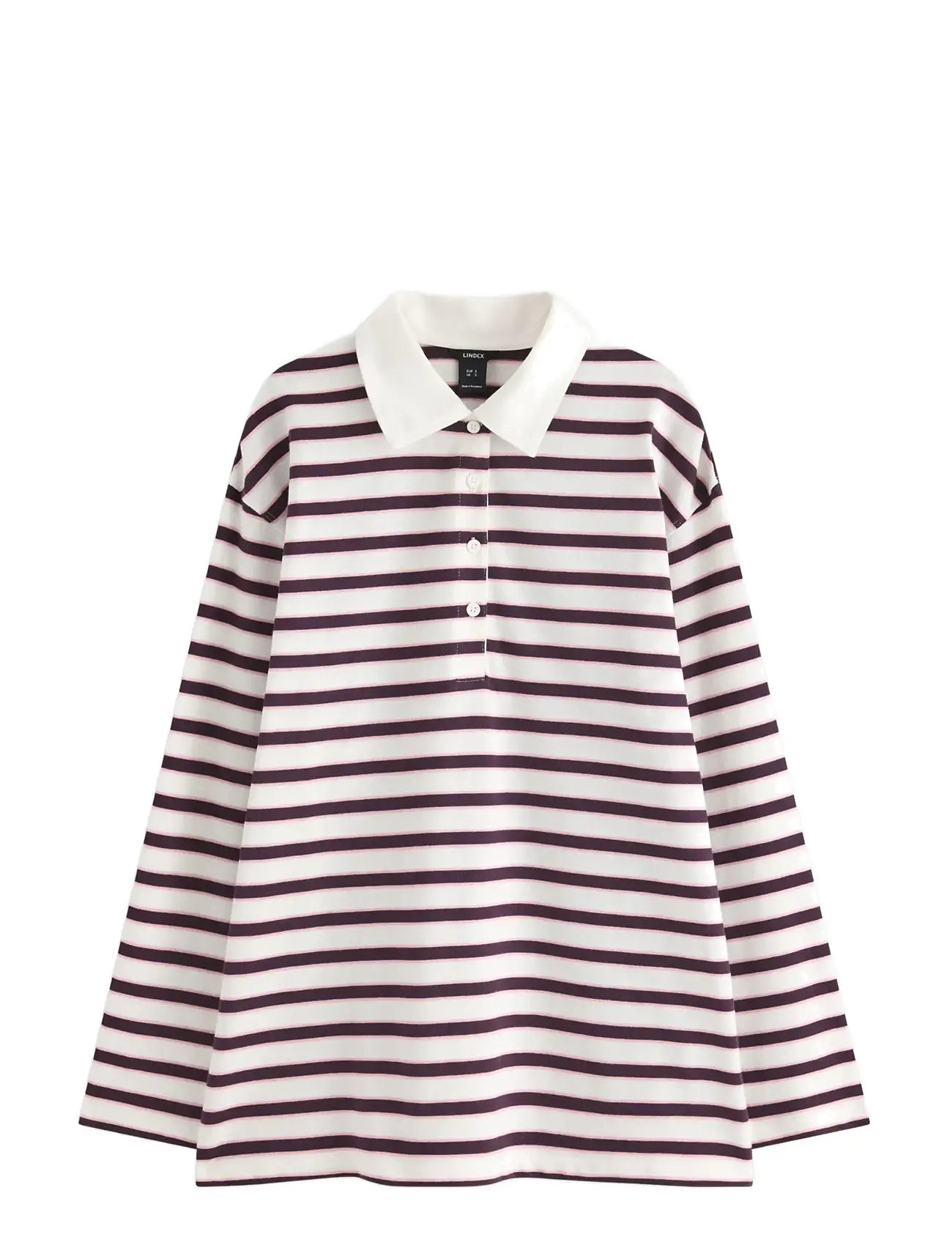 LINDEX Pullover Emma Rugby Weiß - M - Damen