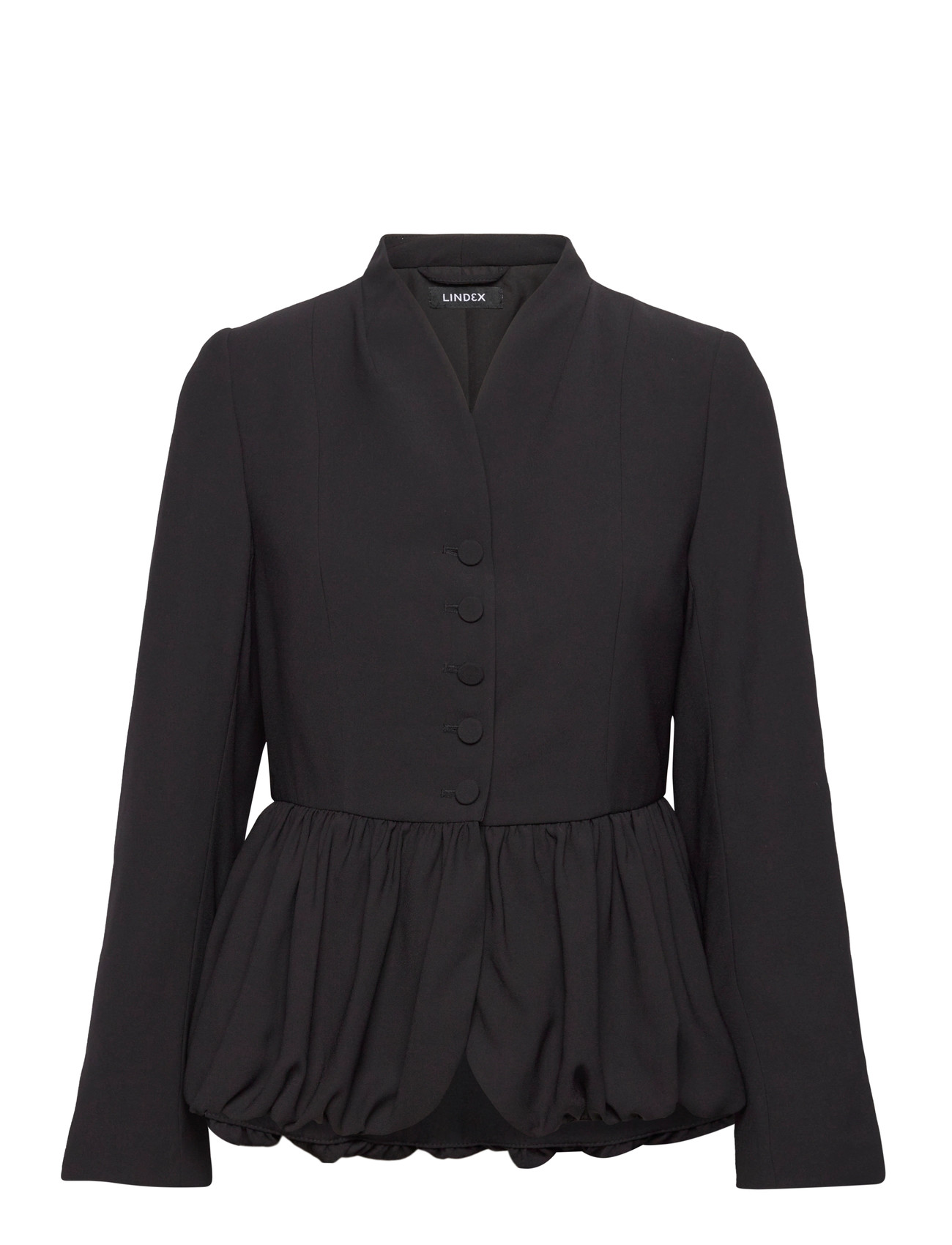 LINDEX Jacke Peplum Schwarz - M - Damen
