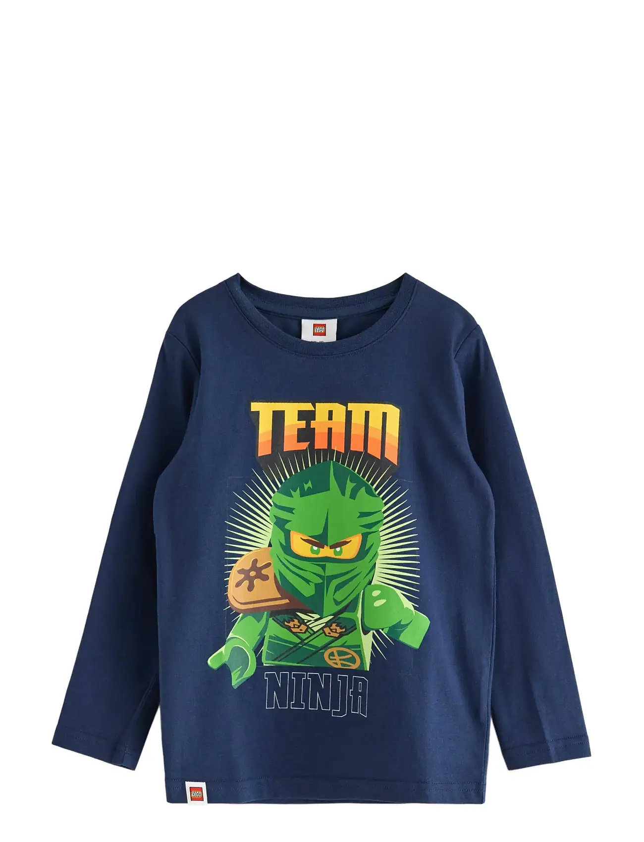 LINDEX Ninjago Langermet Topp Navy - 140 - Kinder