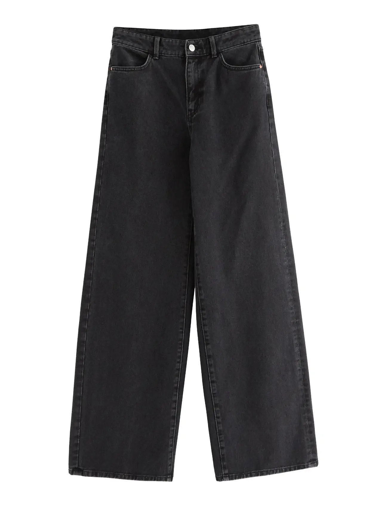 LINDEX Wide Jackie Jeans With Extra Wide Bein Schwarz - 44 - Damen