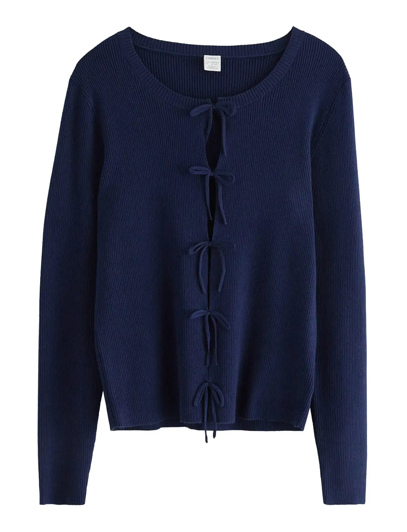 LINDEX Pullover With Bows At Front Navy - 128 - Kinder