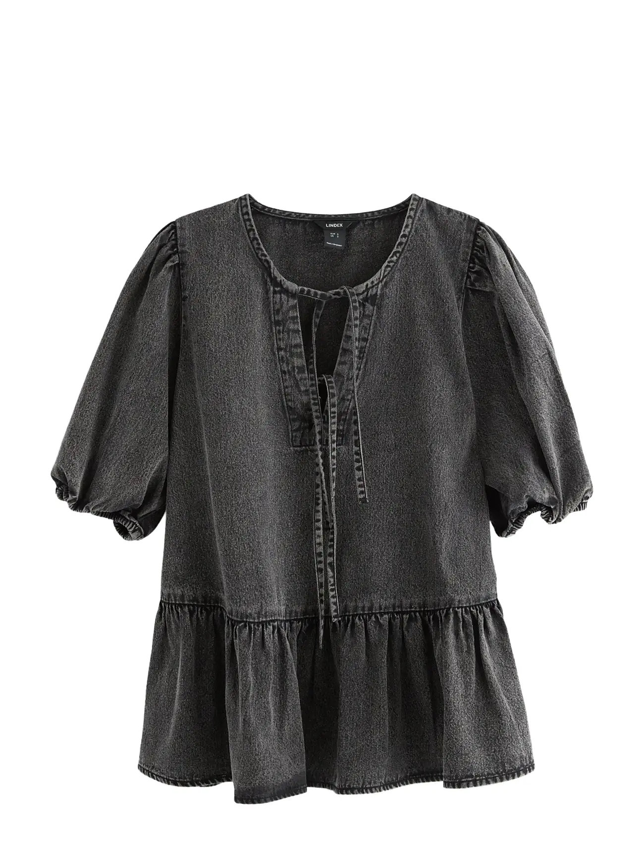 LINDEX Bluse Henrietta Grau - M - Damen