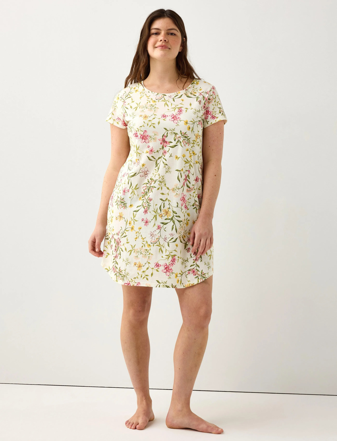 Lindex Nightdress, L, Green, Nat- Og Loungewear > Natkjoler, Dame