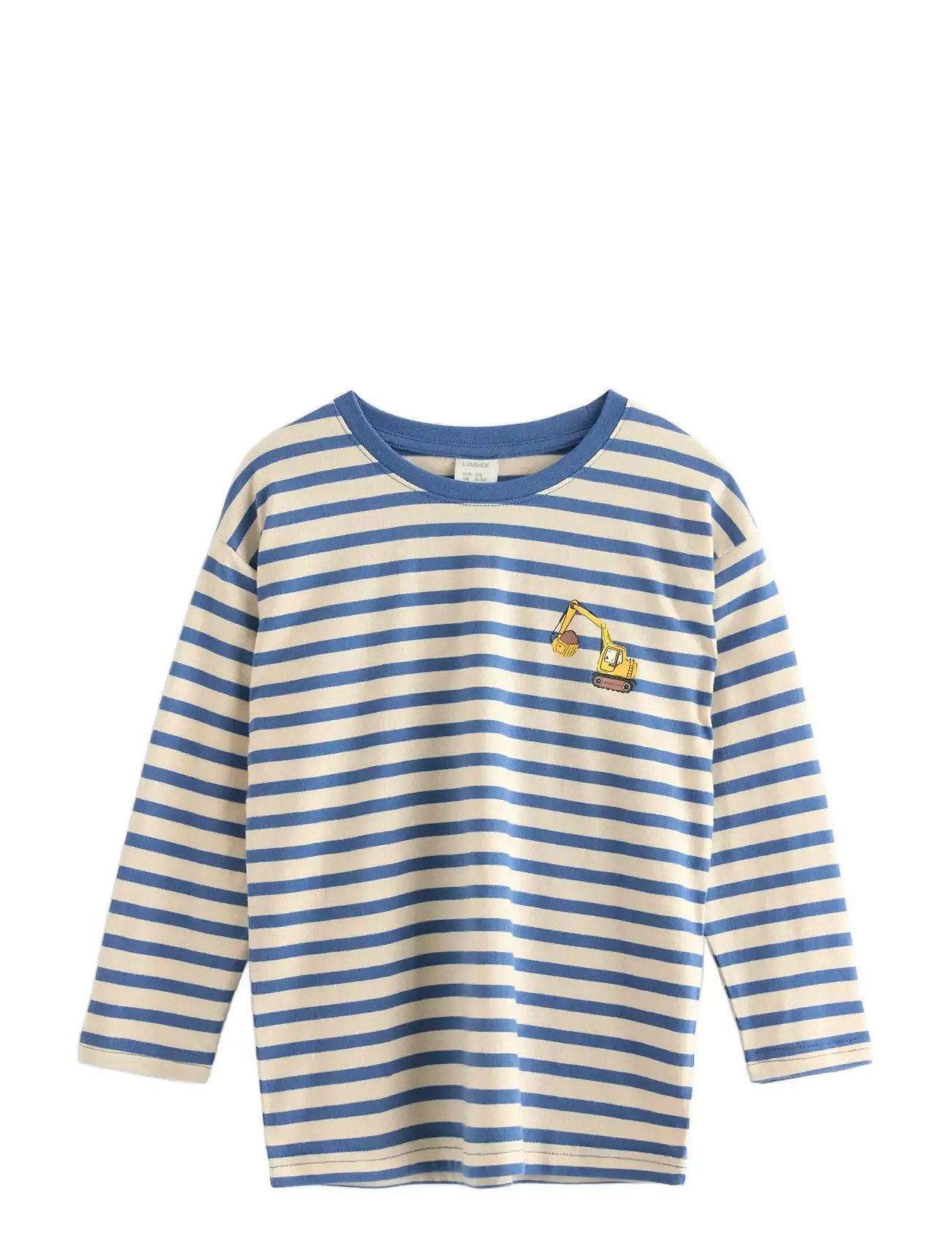 LINDEX Langärmelig Oberteil Blau - 128 - Kinder