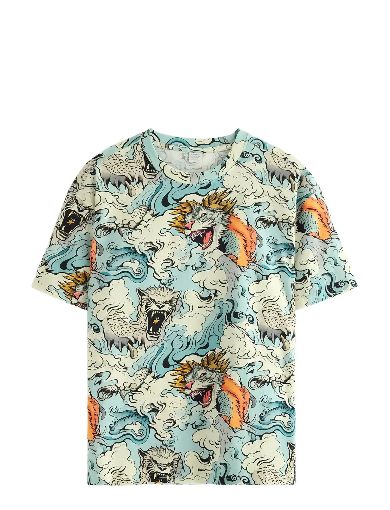LINDEX T Shirt Wavy Monster Patterned - 170 - Kinder