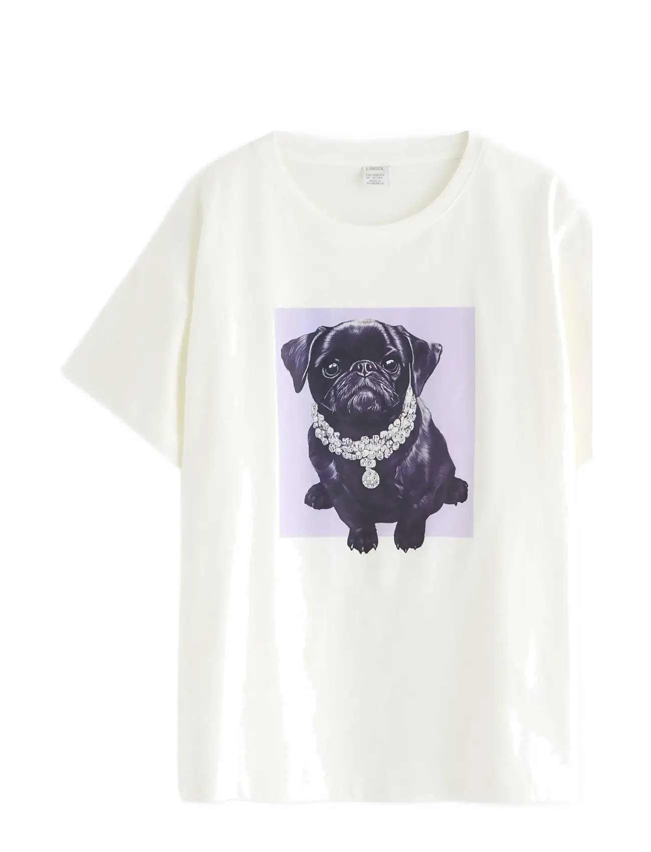 LINDEX T-Shirt Cream - 128 - Kinder