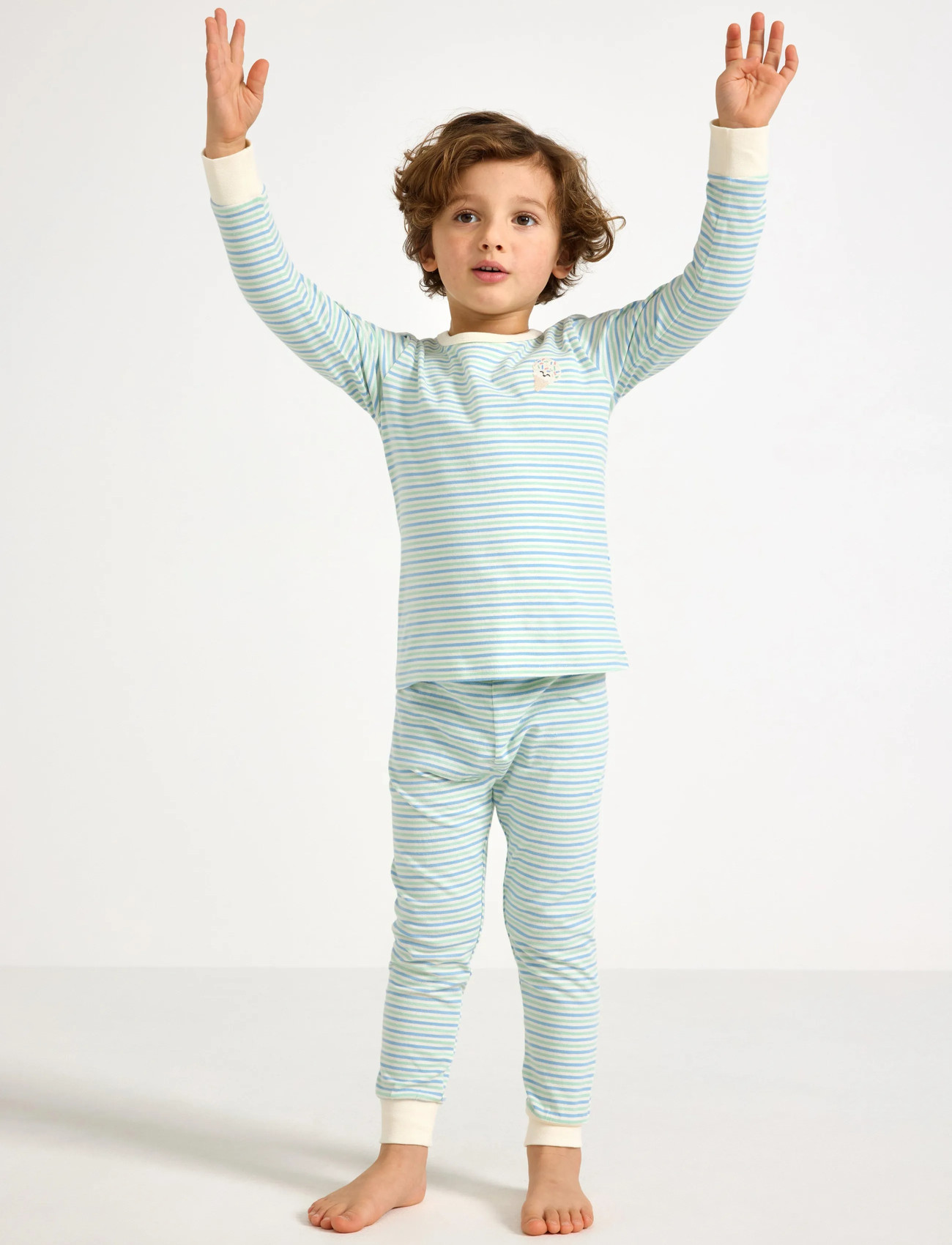 Lindex Pyjama Set, 92, Blue, Pyjamas > Pyjamas-Sæt, Børn