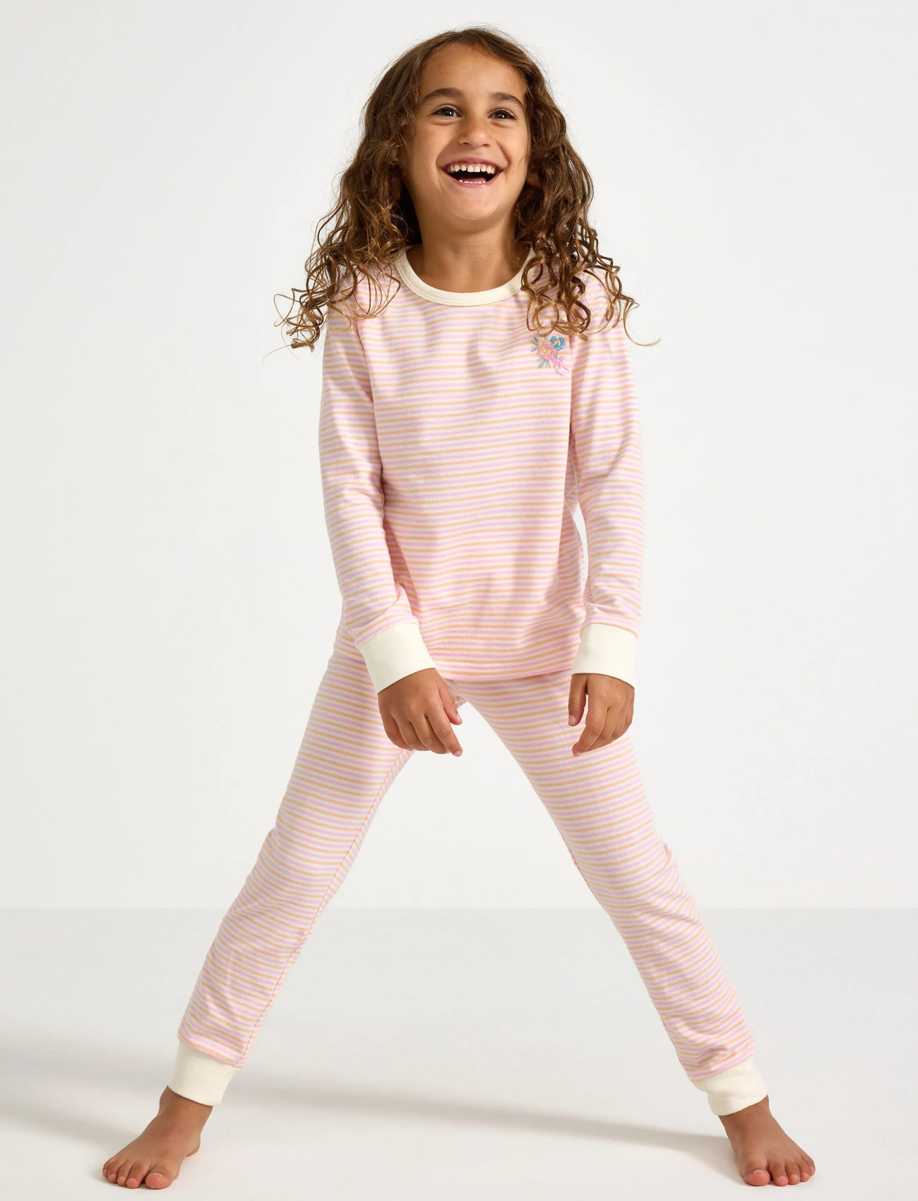 Lindex Pyjama Set, 92, Pink, Pyjamas > Pyjamas-Sæt, Børn