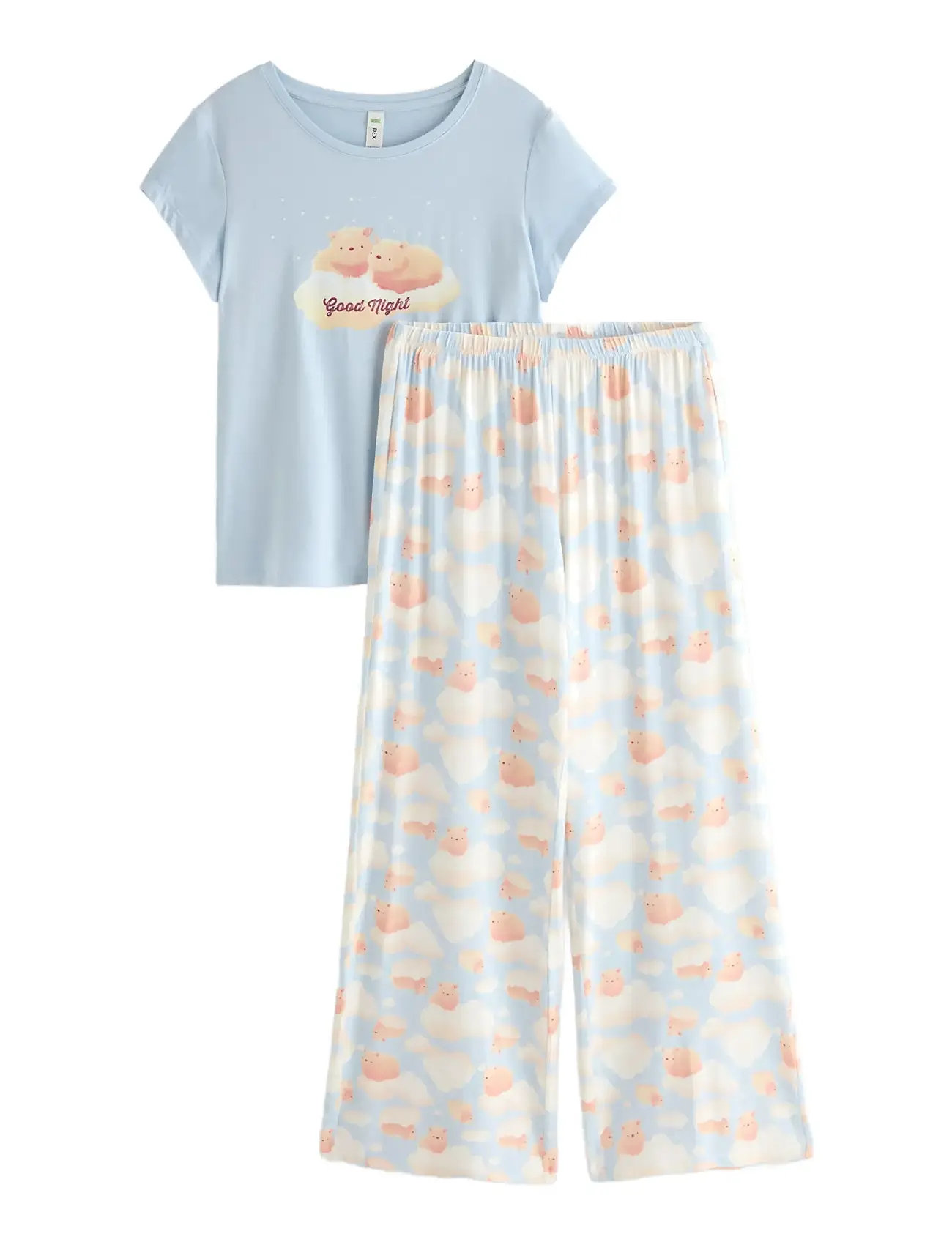 LINDEX Pyjama Set Blau - 128 - Kinder