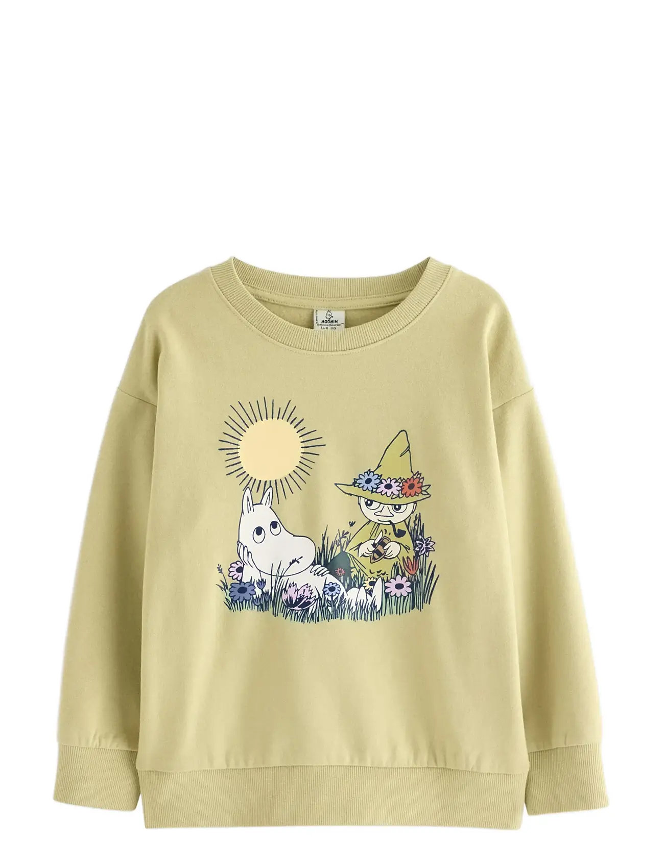 LINDEX Sweatshirt Moomin Grün - 92 - Kinder
