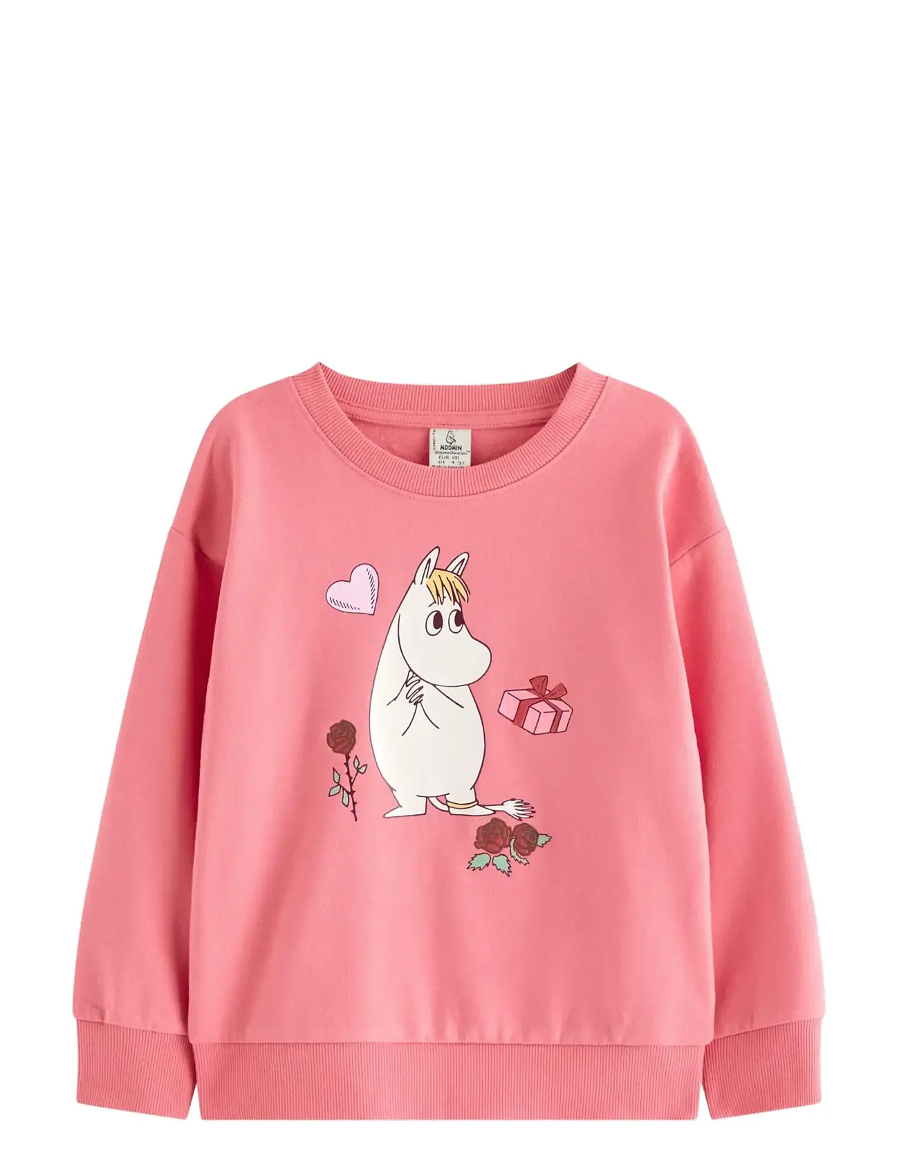 LINDEX Sweatshirt Moomin Pink - 110 - Kinder