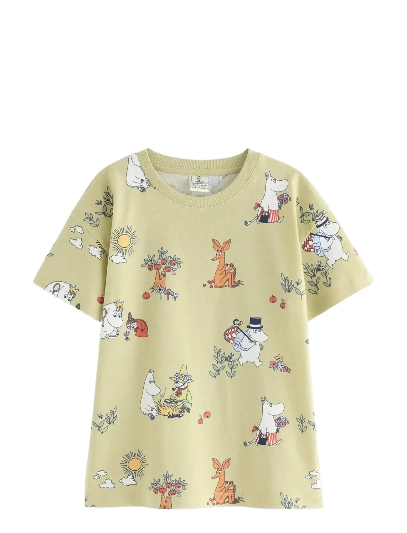 LINDEX Moomin T-Shirt Grün - 92 - Kinder