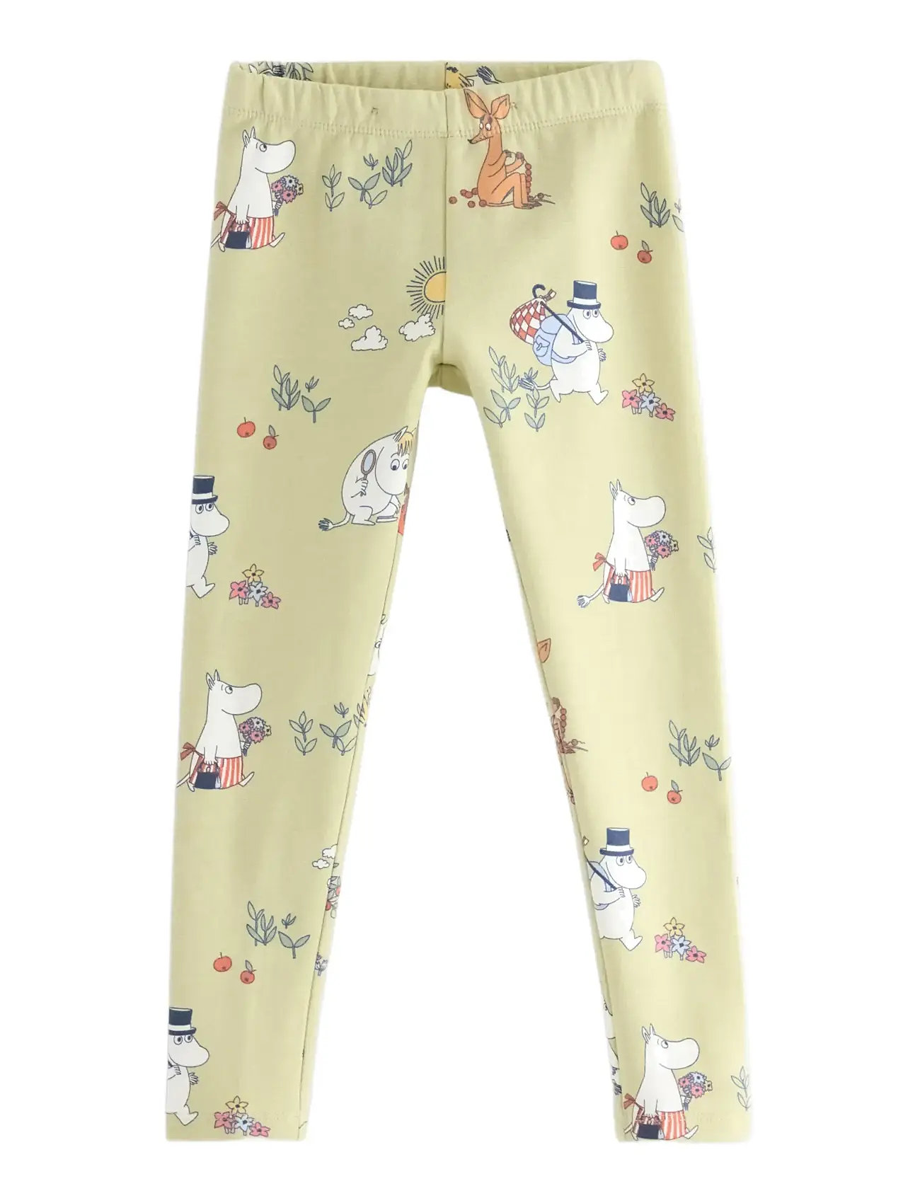 LINDEX Leggings Moomin Grün - 92 - Kinder