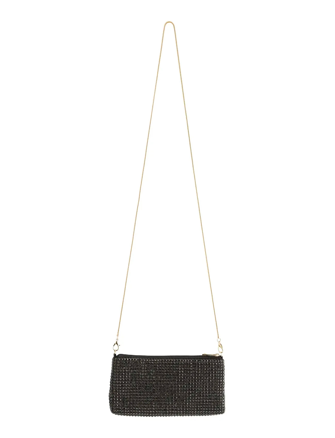 Lindex Wallet Party Rhinestones, One Size, Black, Tasker > Crossbody-Tasker, Dame