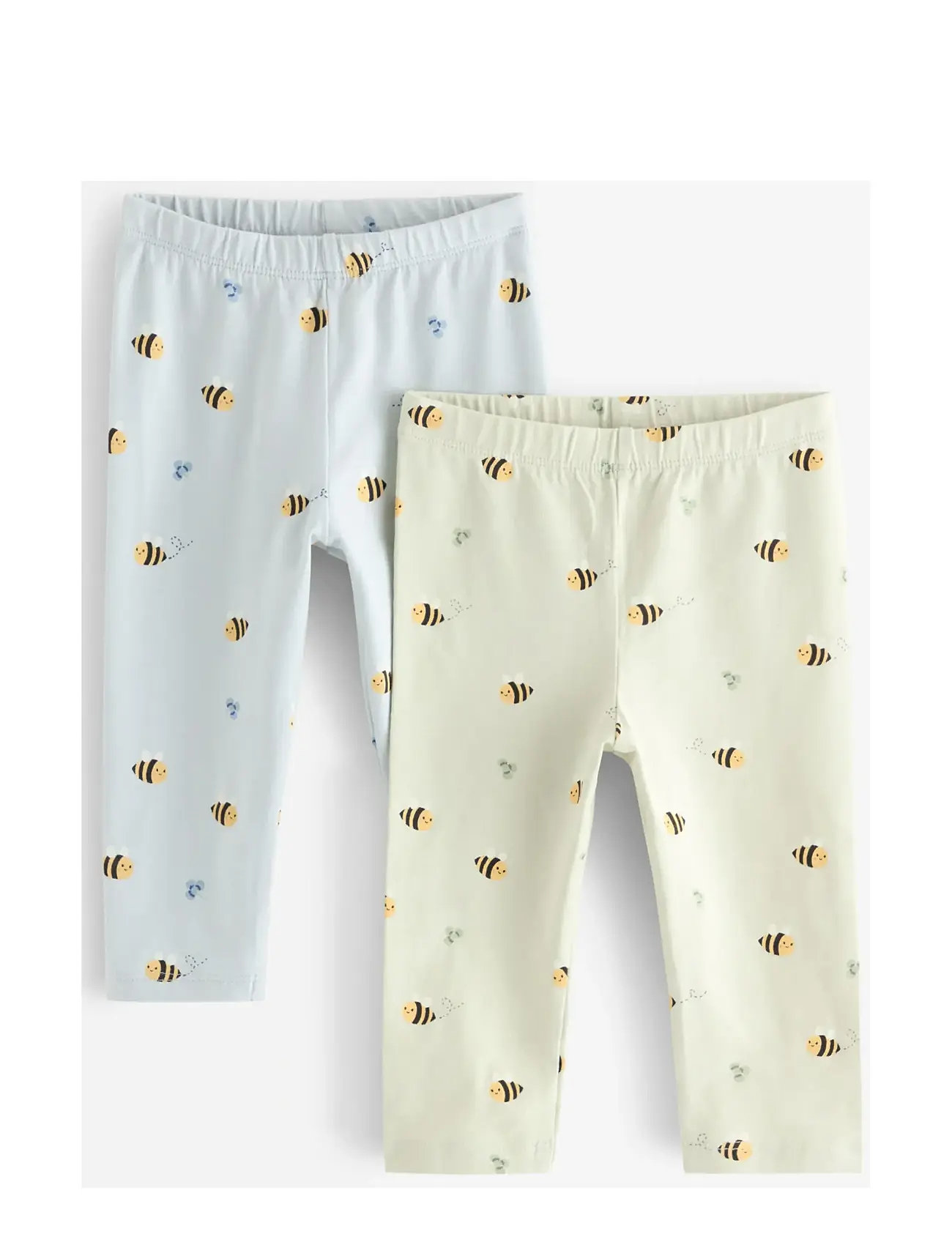 Lindex Leggings 2 Pack, 74, Multi/patterned, Underdele > Leggings, Børn