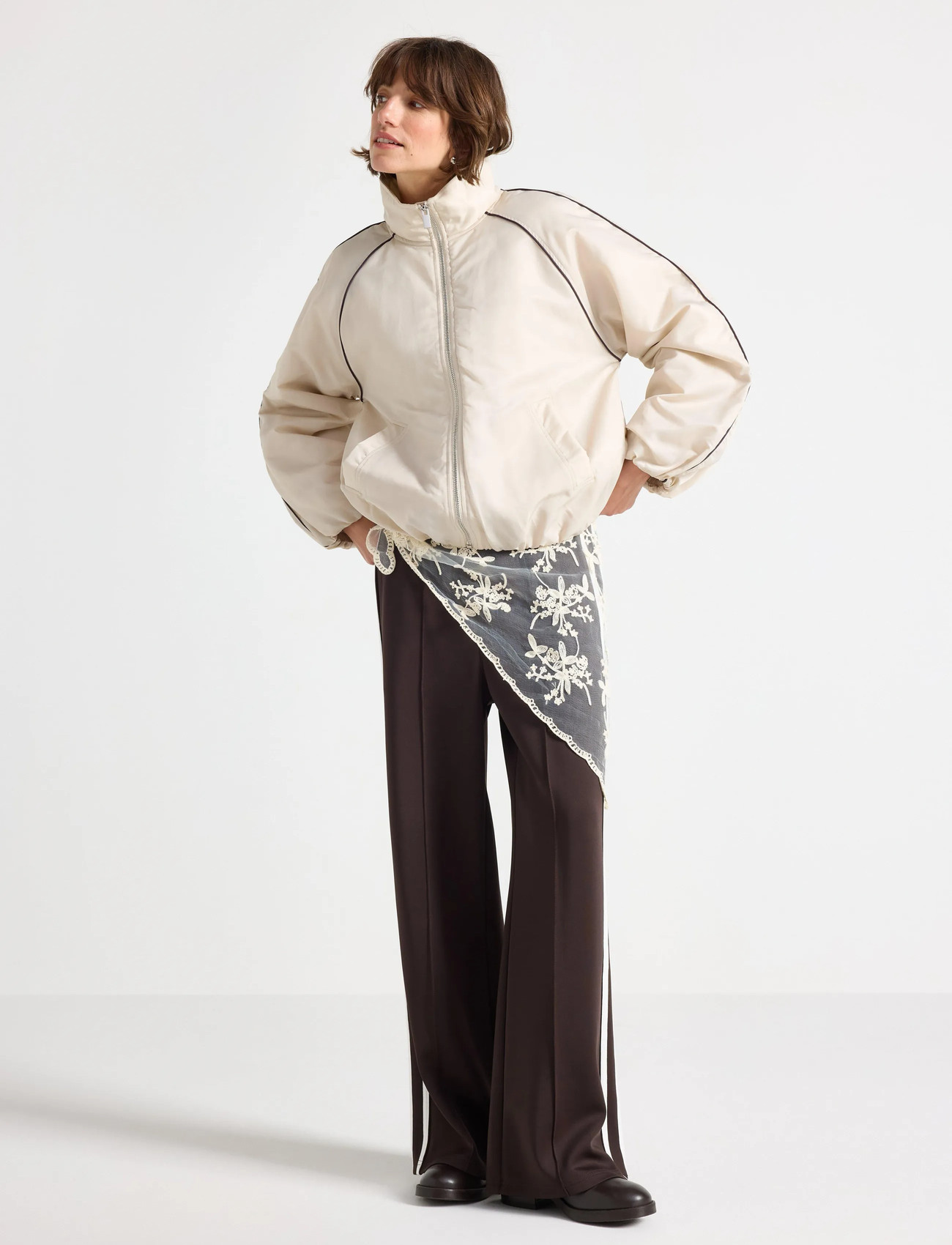 Lindex Jacket Penny, XXL, Cream, Jakker > Windbreakers, Dame