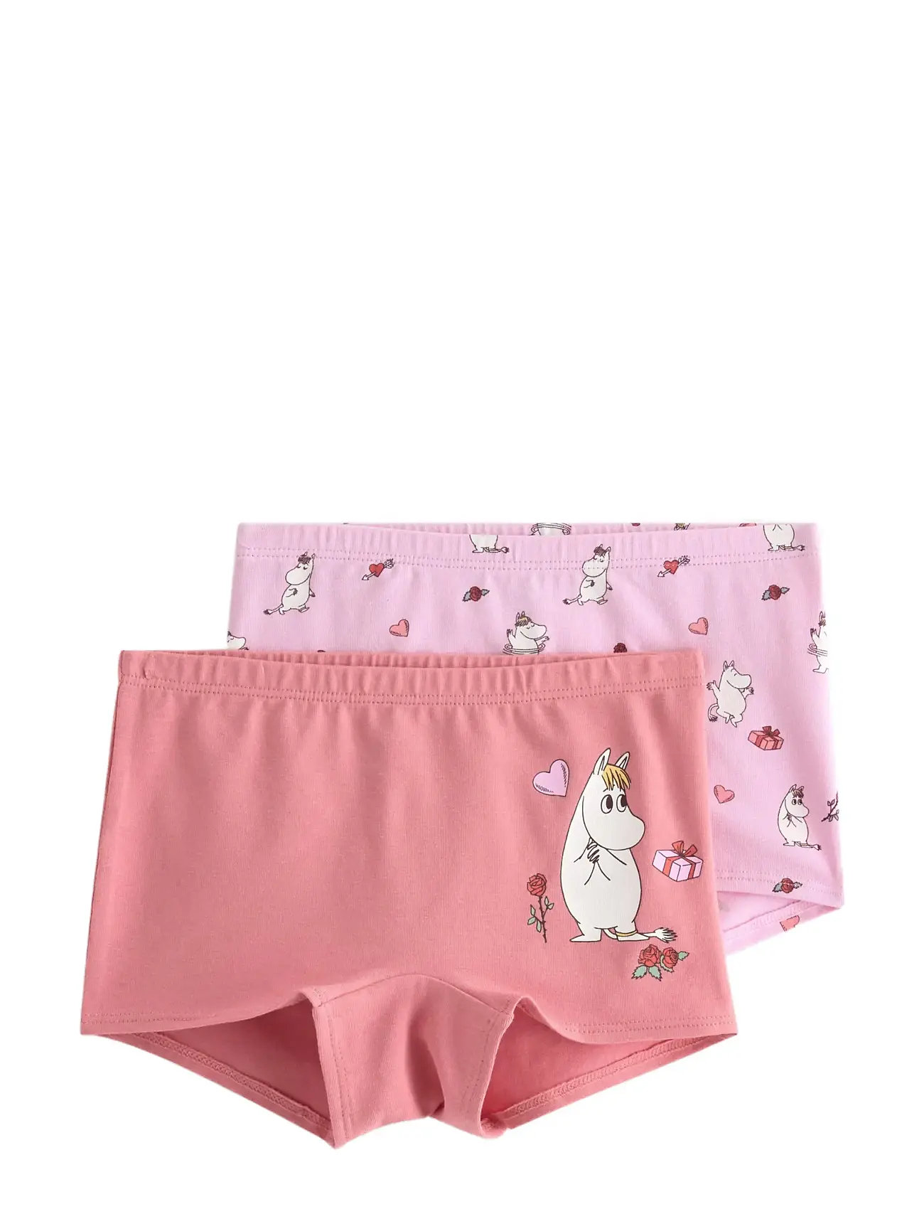 LINDEX Boxer Sg 2 Pack Moomin Pink - 86/92 - Kinder