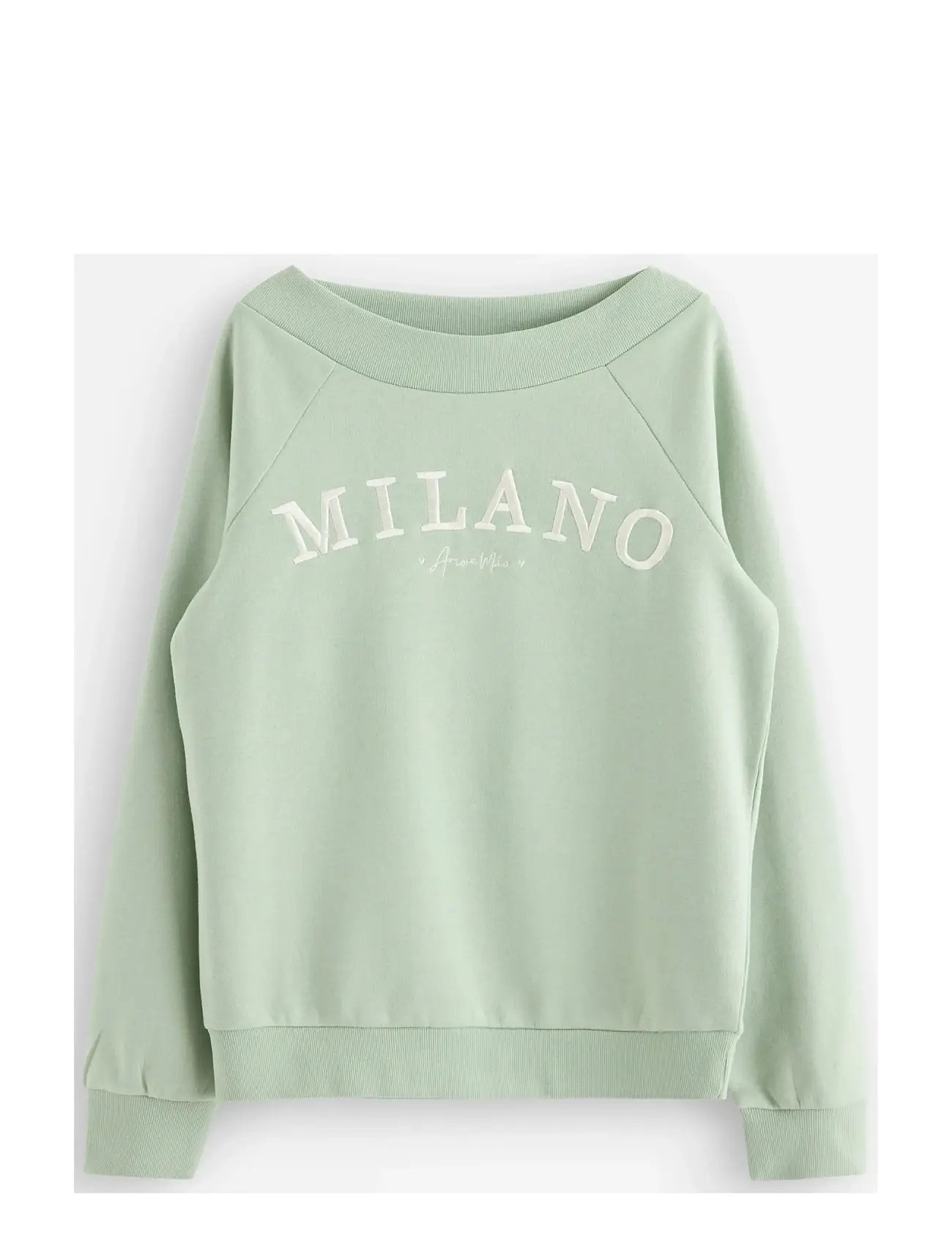 LINDEX Sweatshirt With Brushed Inside Grün - 170 - Kinder