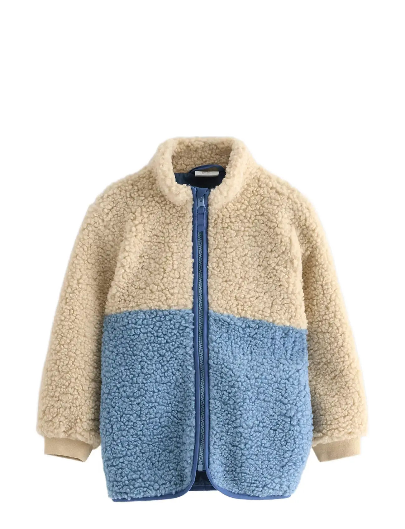 LINDEX Jacke Pile Colourblock Beige - 140 - Herren
