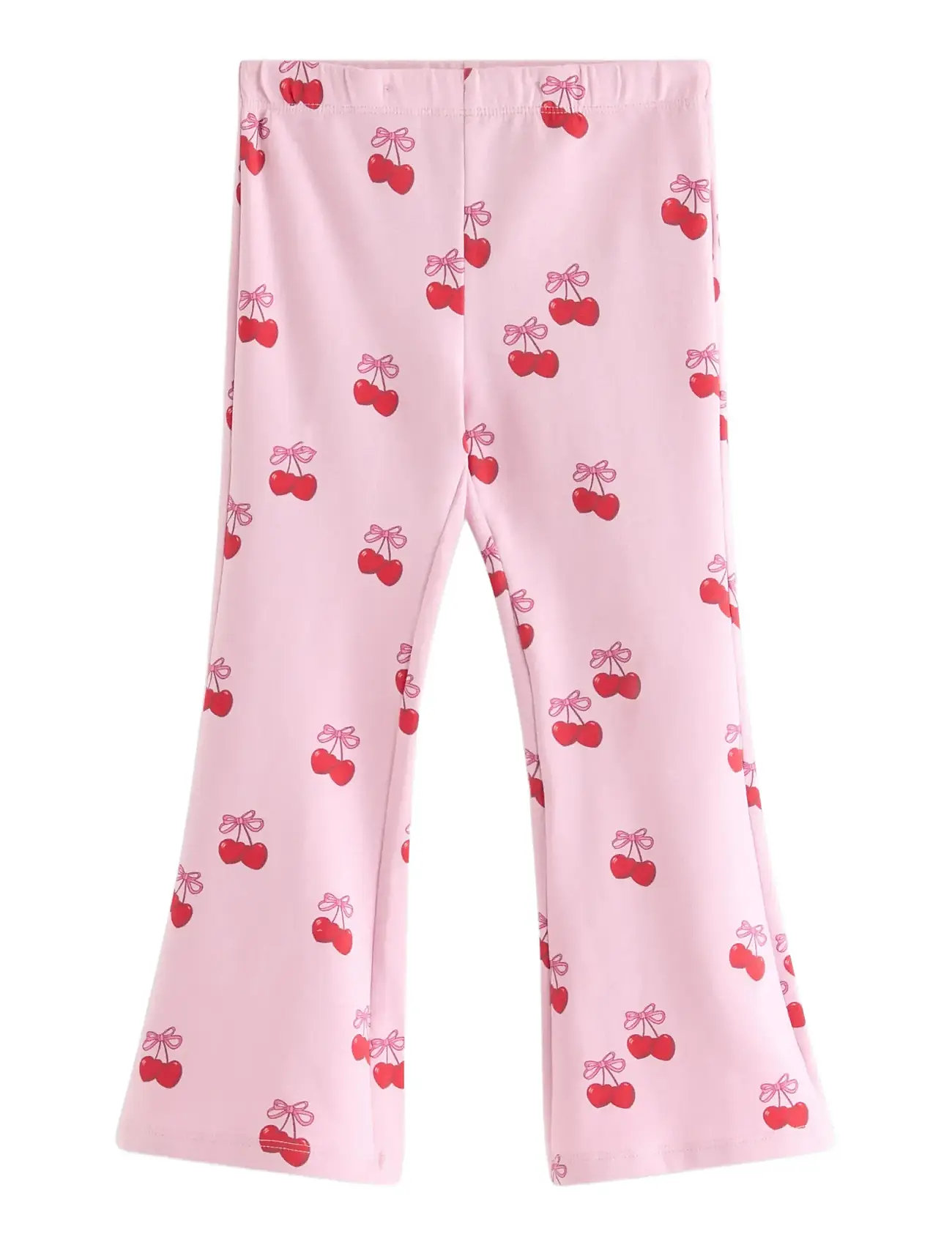 LINDEX Flared Leggings With Brushed Inside Pink - 104 - Kinder