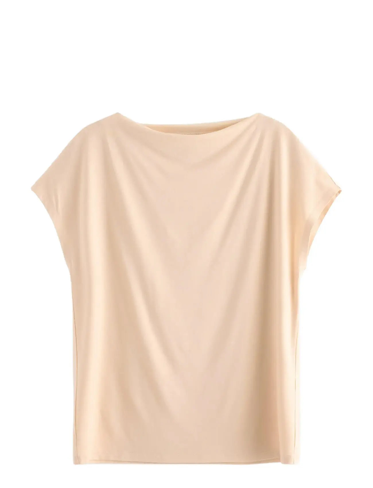 Lindex Top Sofia, L, Beige, T-Shirts & Toppe > Kortærmede, Dame