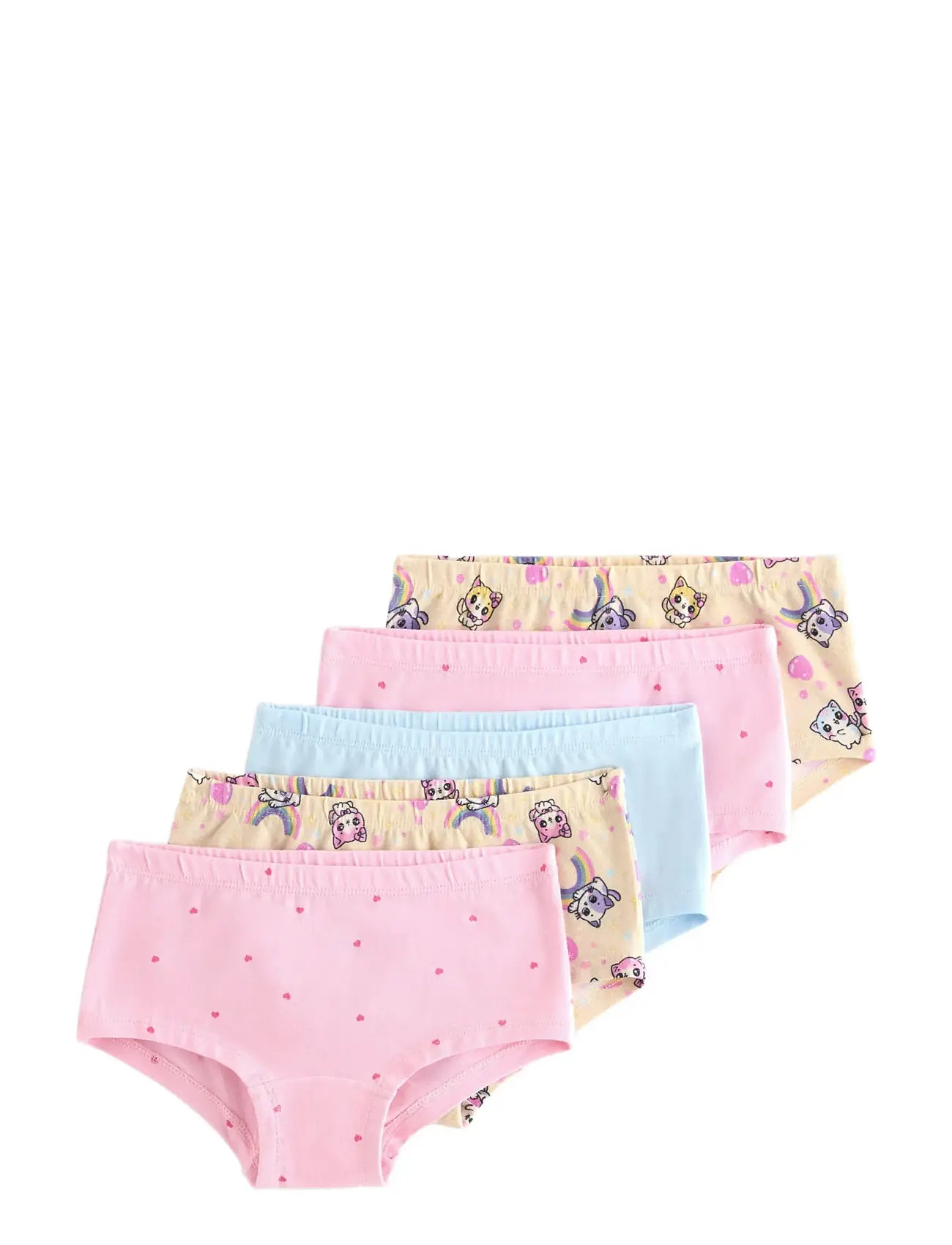 LINDEX 5-Pack Hipster Briefs Pink - 98/104 - Kinder