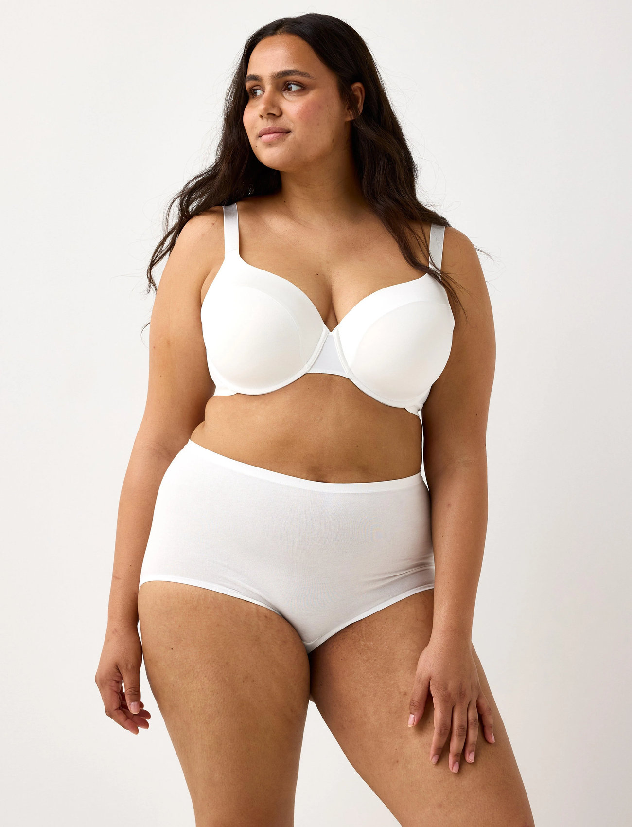 Lindex Dahlia T-Shirt Bra, A x 95, White, Bh'Er Og Toppe > Bh'Er Med Fuld Skål, Dame