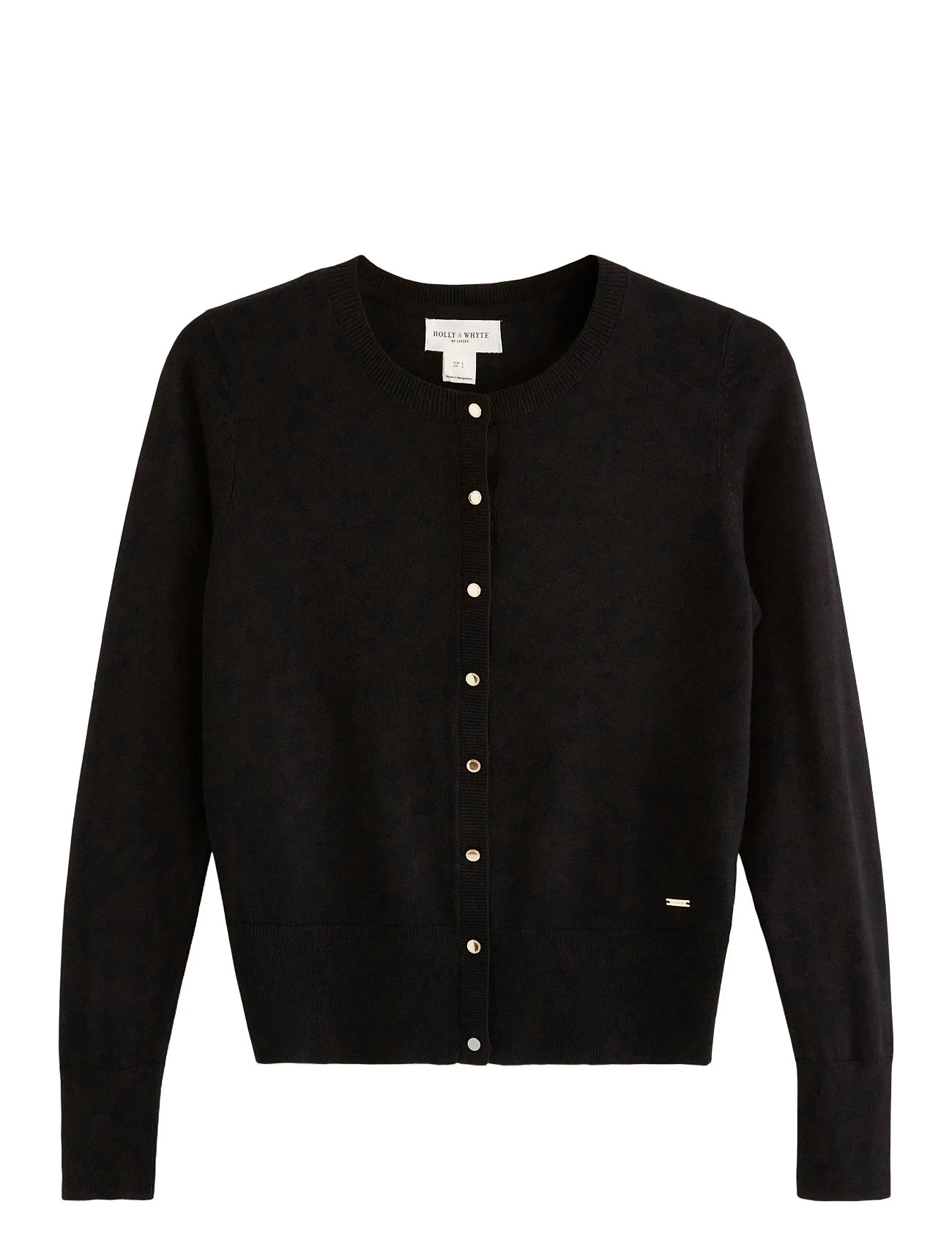 LINDEX Fine-Knit Schwarz Cardigan Schwarz - XS - Damen