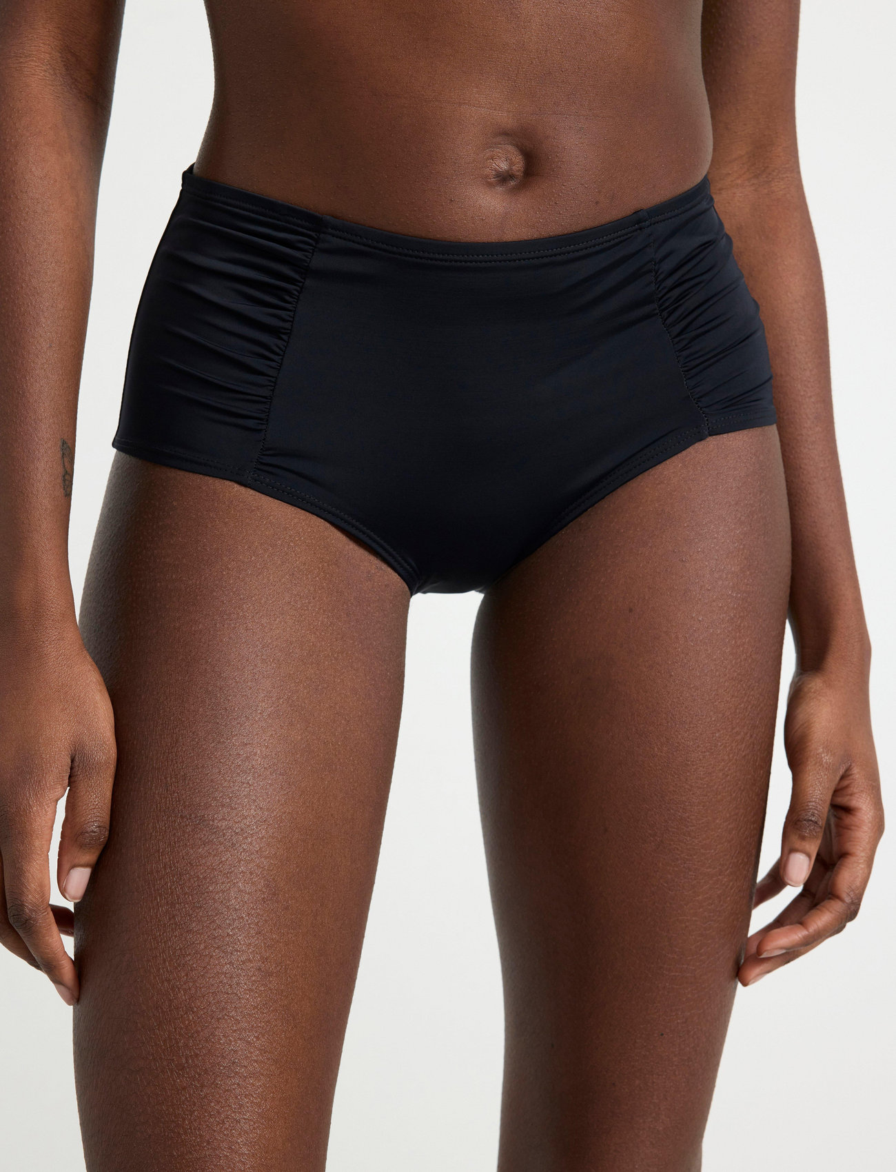 Lindex Bikini Bottom, S, Black, Bikinitrusser > Bikinier Med Høj Talje, Dame