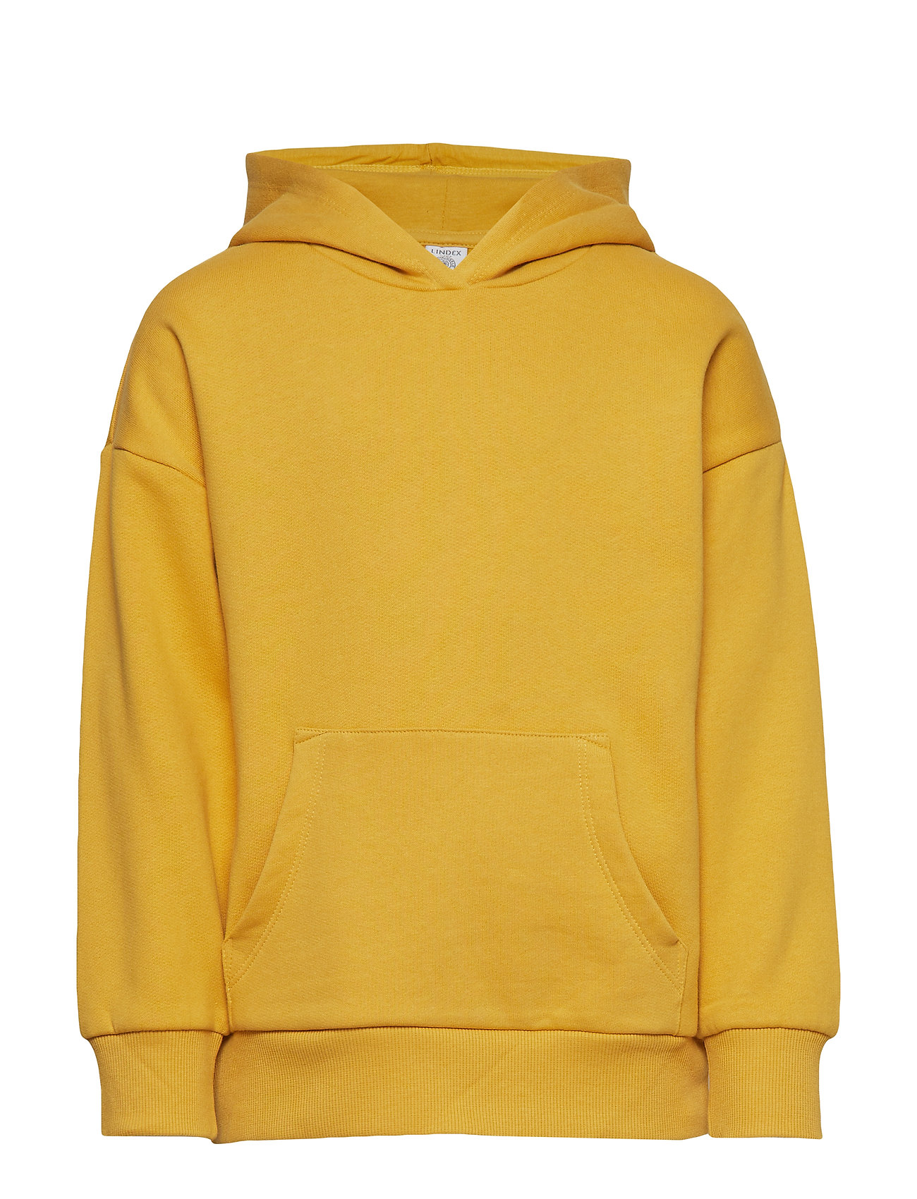 yellow hooded sweater